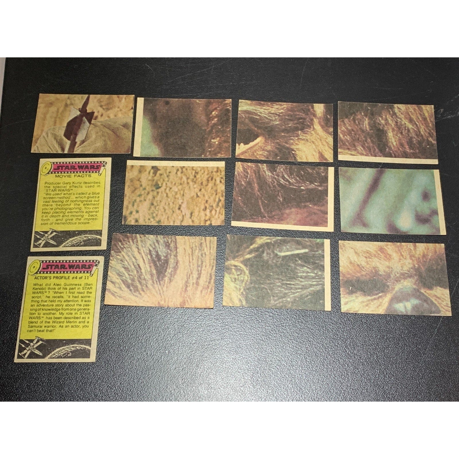 Vintage 1977 Star Wars Series 2 Topps Trading Cards With Stickers EX-NM