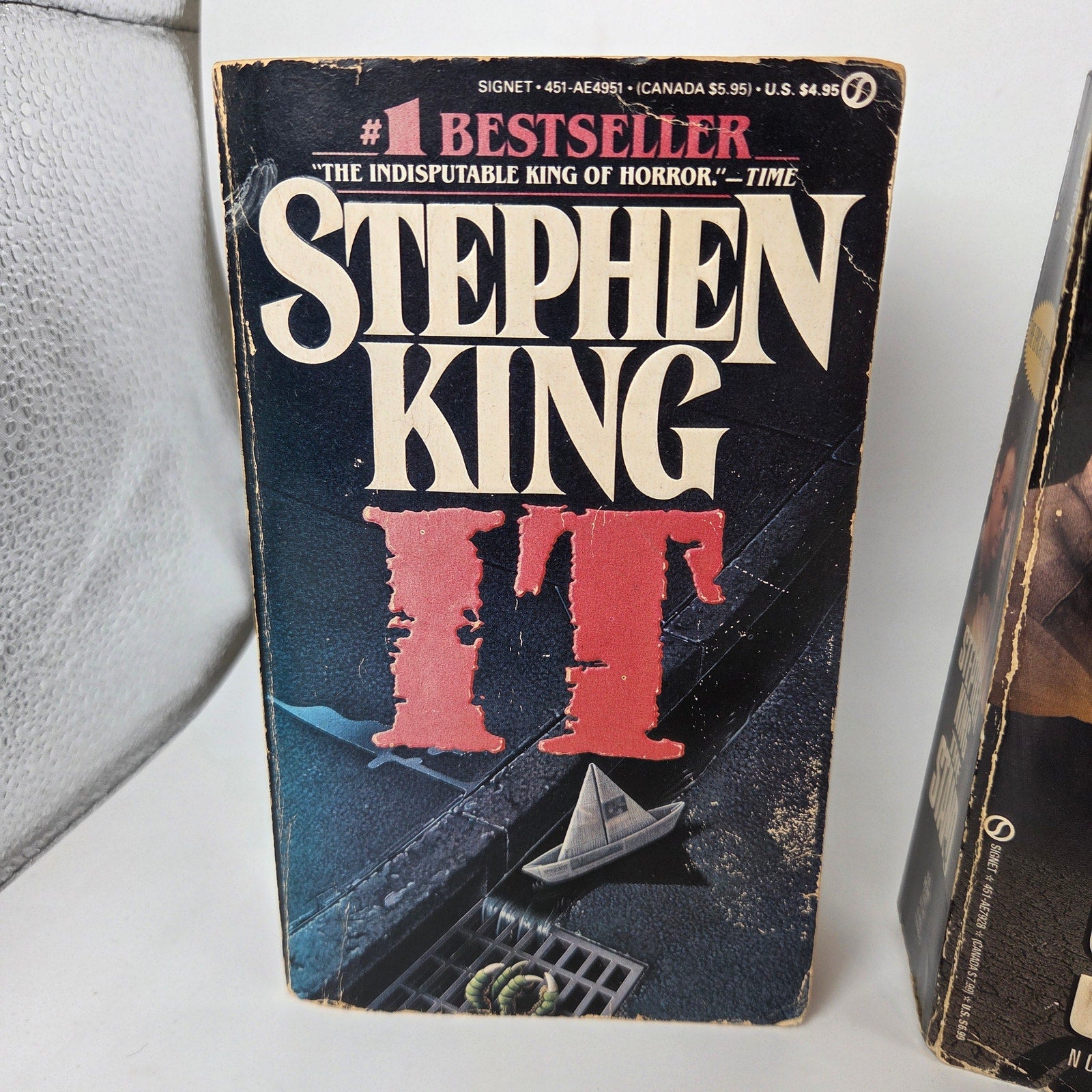 Stephen King It 1987 & The Stand 1991 Signet Paperback Book Lot Horror
