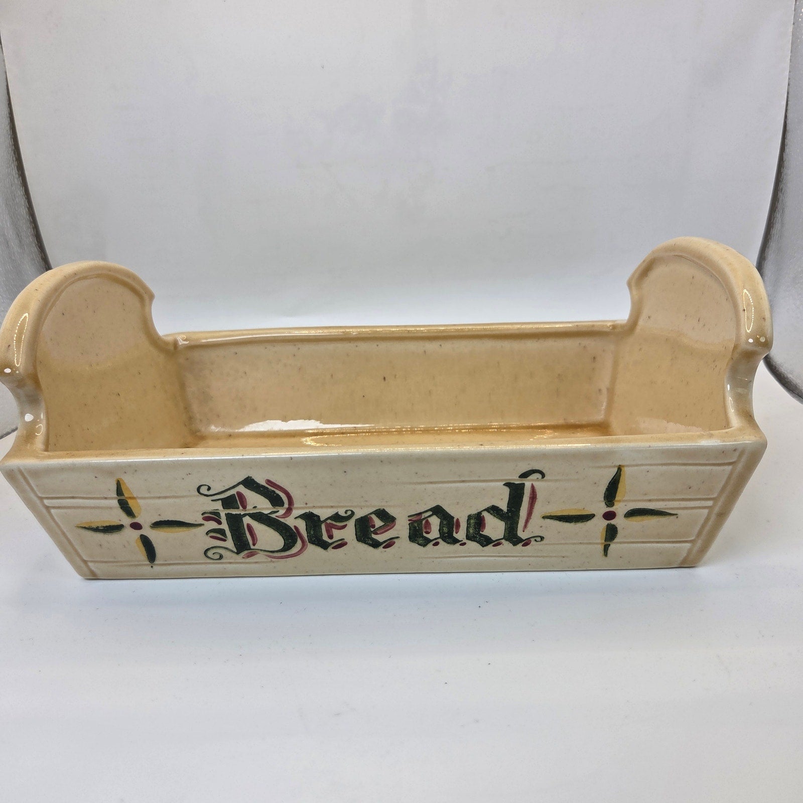 Metlox Poppytrail Rooster Bread Holder Vintage California Pottery Bread Tray
