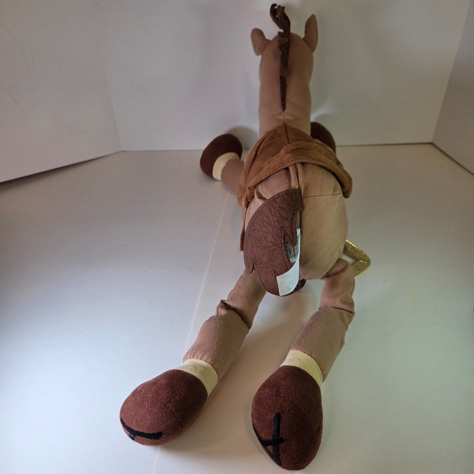 Disney Pixar Toy Story Bullseye Plush Horse 16" Disney Store VTG Brown Saddle