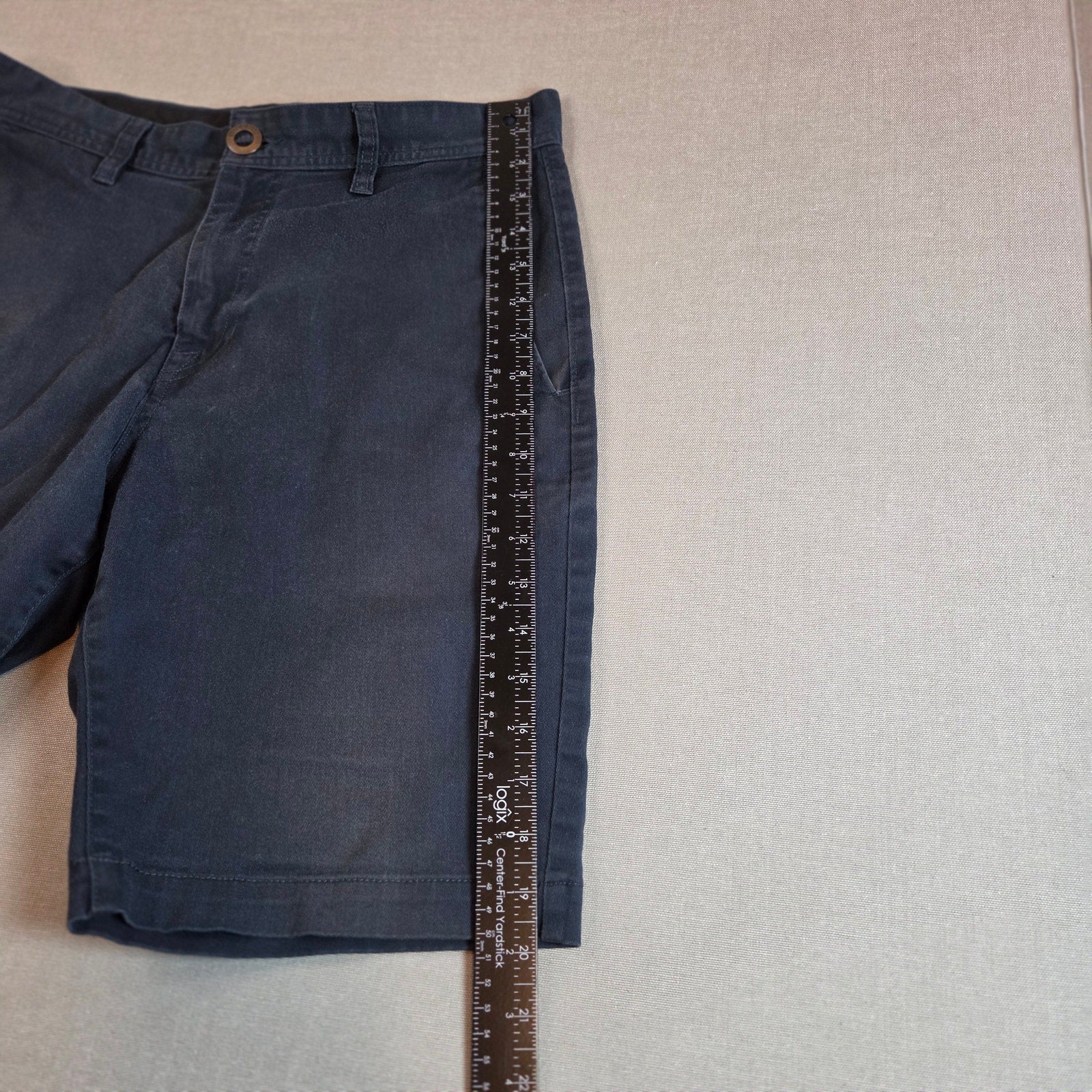 Volcom Frickin Modern Stretch Shorts Blue Size 31 Recycled Fabric Casual