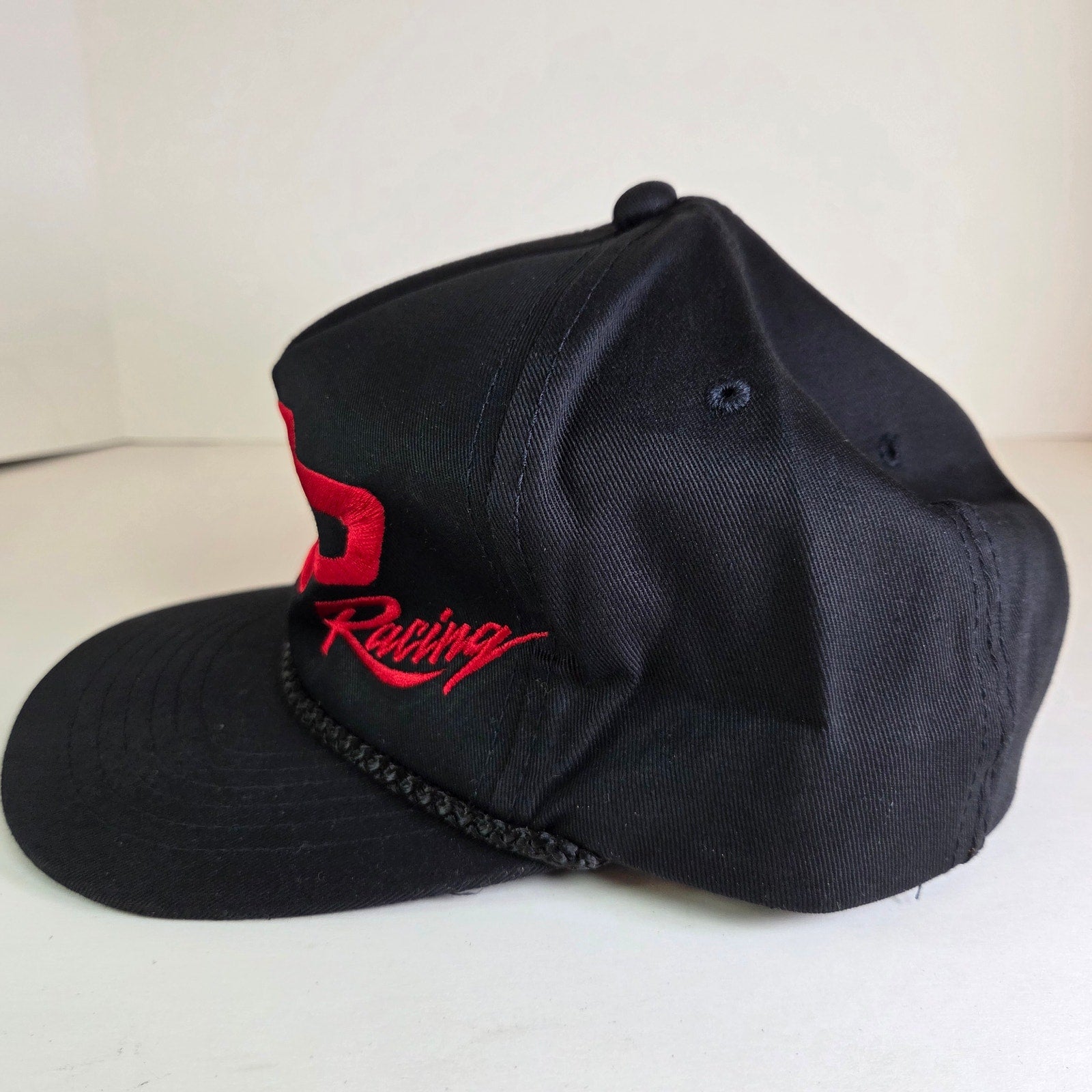 Vintage Chevrolet Racing Snapback Hat Black Red embroidery YoungAn Bangladesh