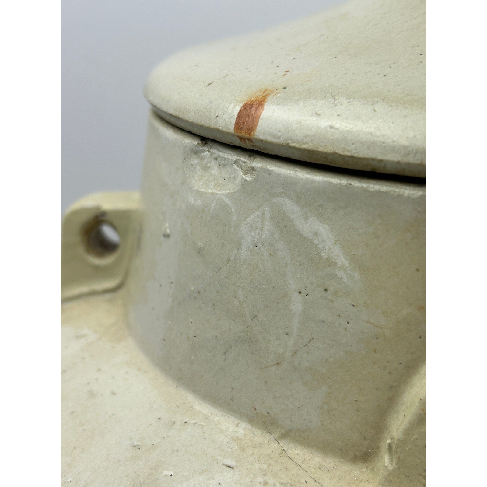 Red Wing 5 Gallon Stoneware Pickle Jar With Lid, Small Wing Stamp, No Handle