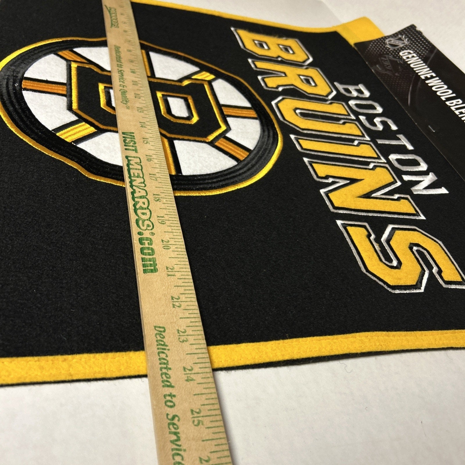 Boston Bruins Wool Blend NHL Champion Banner, 24" x 36"