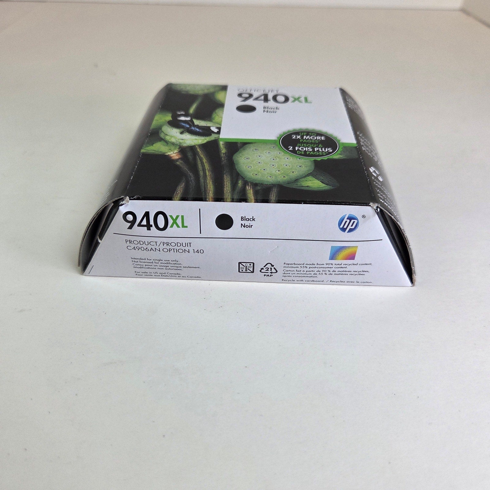 HP 940XL Black Ink Cartridge C4906AN Expired 2019 New Sealed Packaging