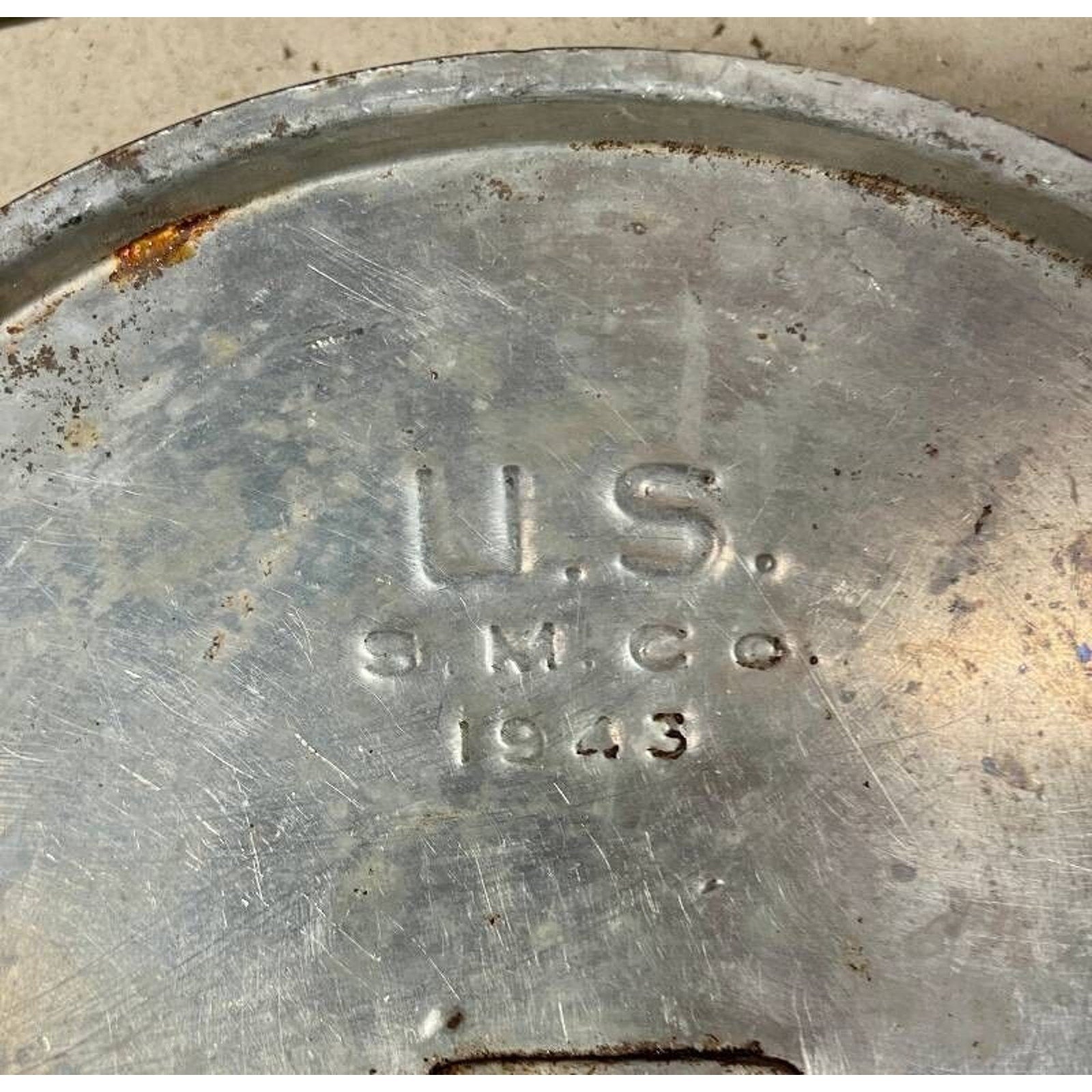 WWII US Army Mermite Food Container 1943/44 SMCO w/ 3 Inserts Militaria