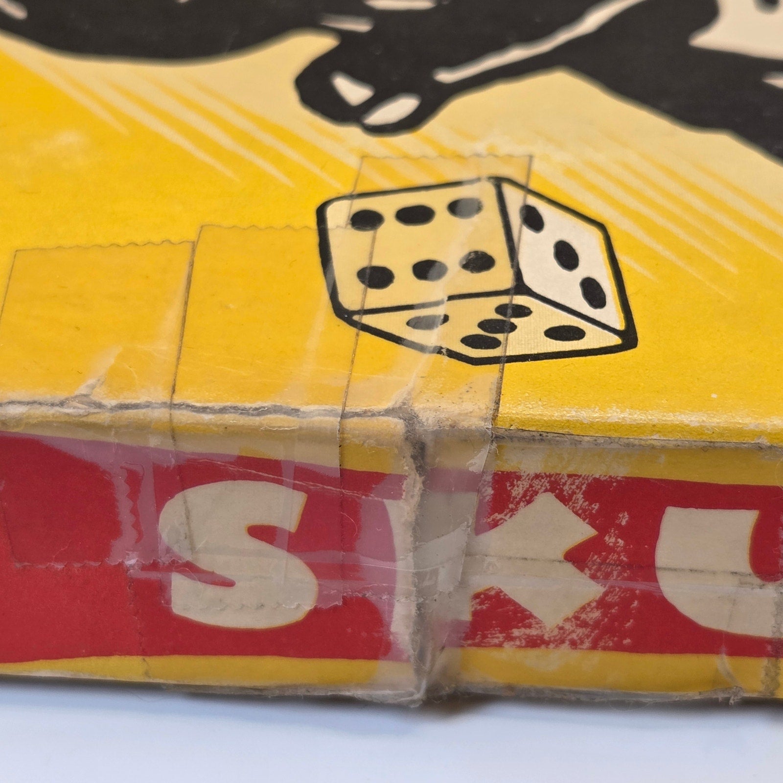 W.H. Schaper Skunk Dice Game 1953 Vintage Complete Set w Chips Dice Box