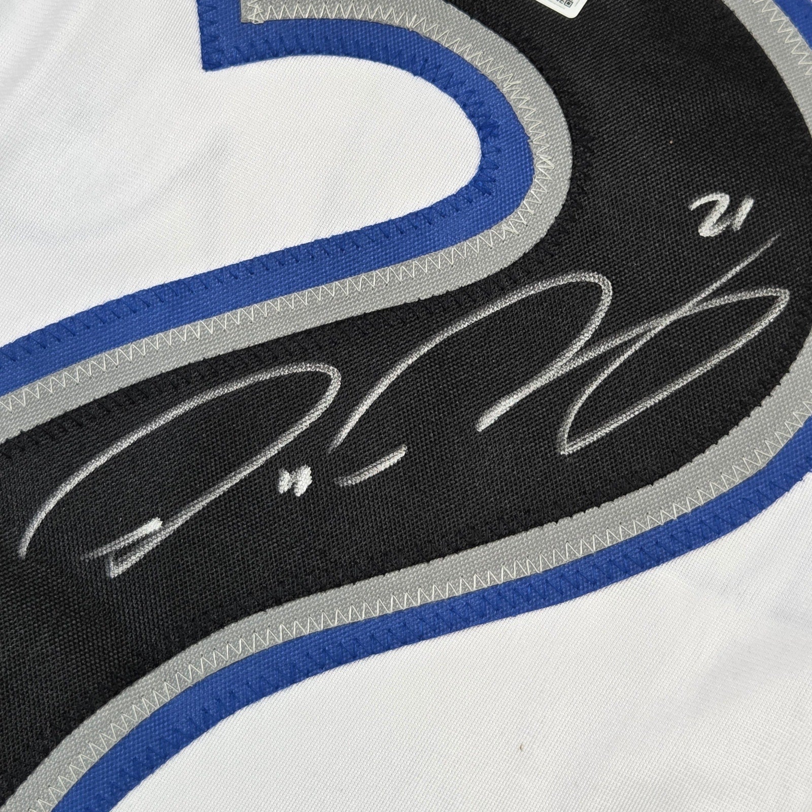 Peter Forsberg HOF 2014 Signed Avalanche Custom Jersey BAS Witness COA