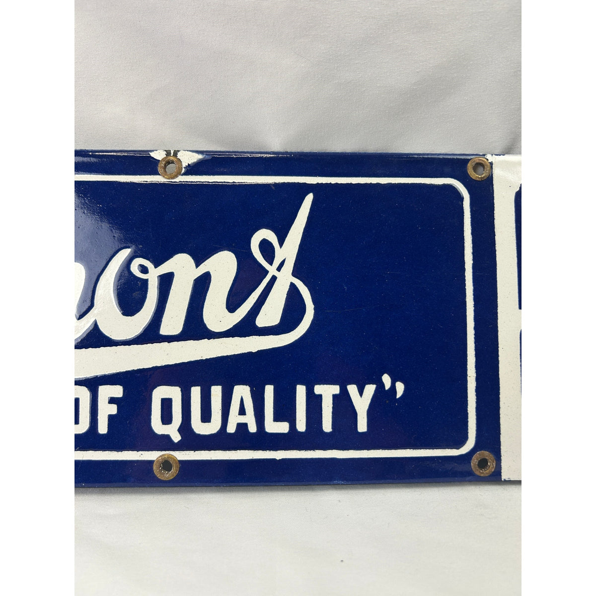 Piedmont Cigarettes Brunswick Billiards Porcelain Advertising Sign 30 Inch