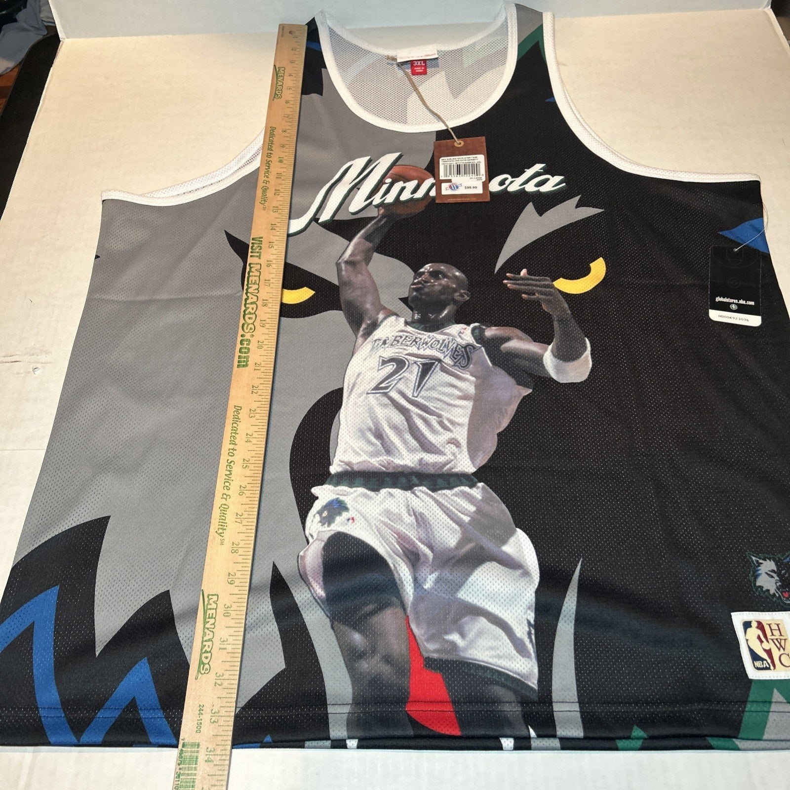 Kevin Garnett Timberwolves Mitchell & Ness NBA Sublimated Player Tank Size 3XL