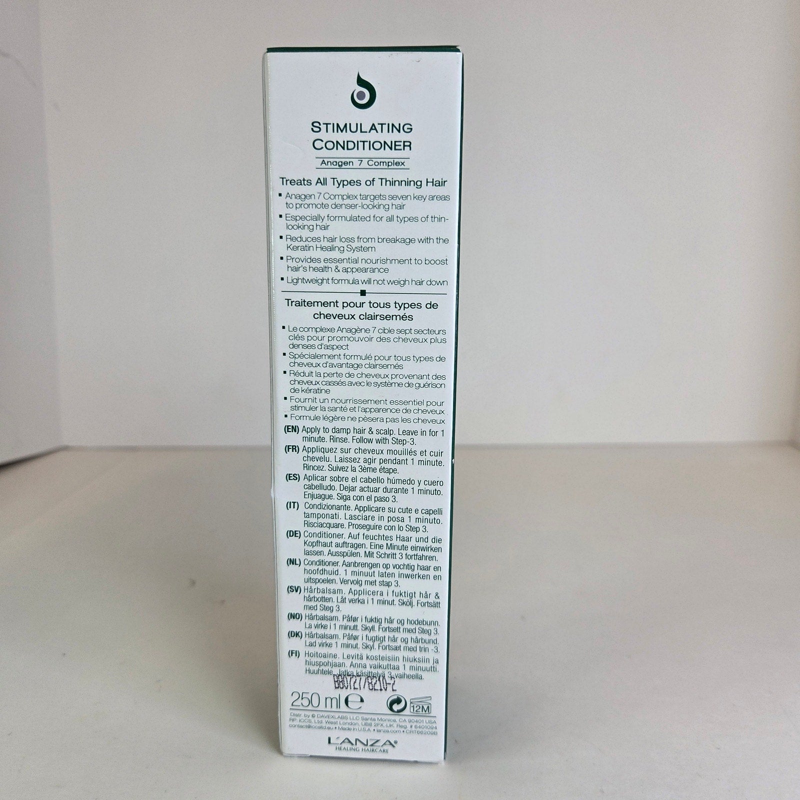 L'ANZA Healing Nourish Stimulating Conditioner 8.5 fl oz / 250ml New in Box