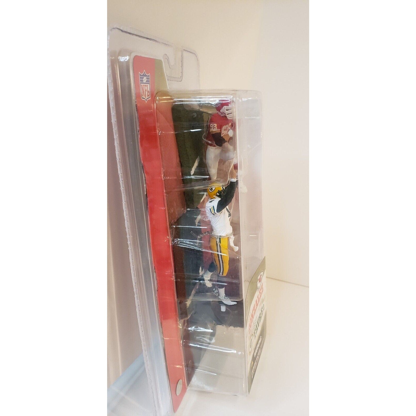 Brett Favre & Tony Gonzalez 2004 McFarlane NFL 3" 2-Pack Packers Chiefs NEW
