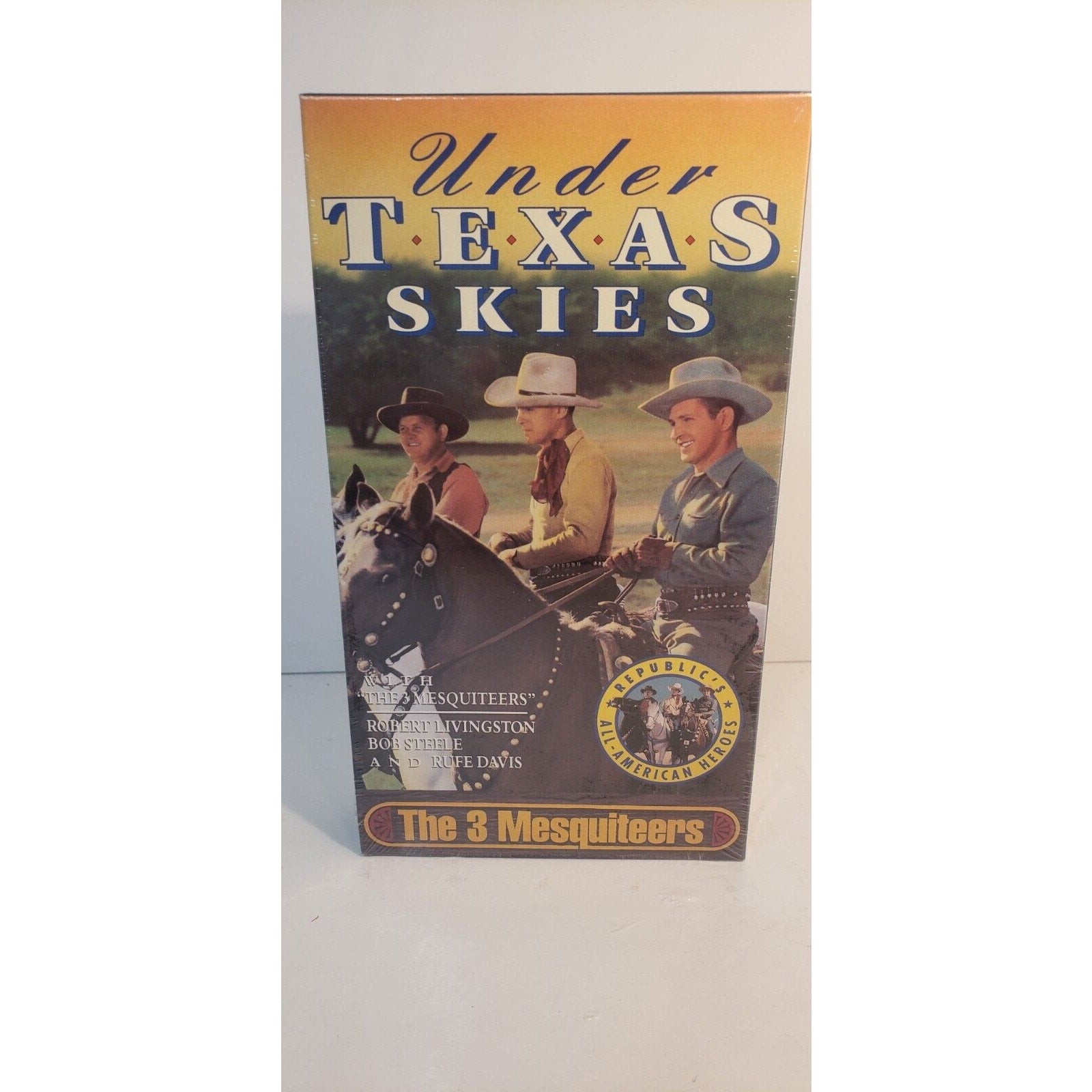 Three Mesquiteers, The - Under Texas Skies (VHS, 1992) New Sealed