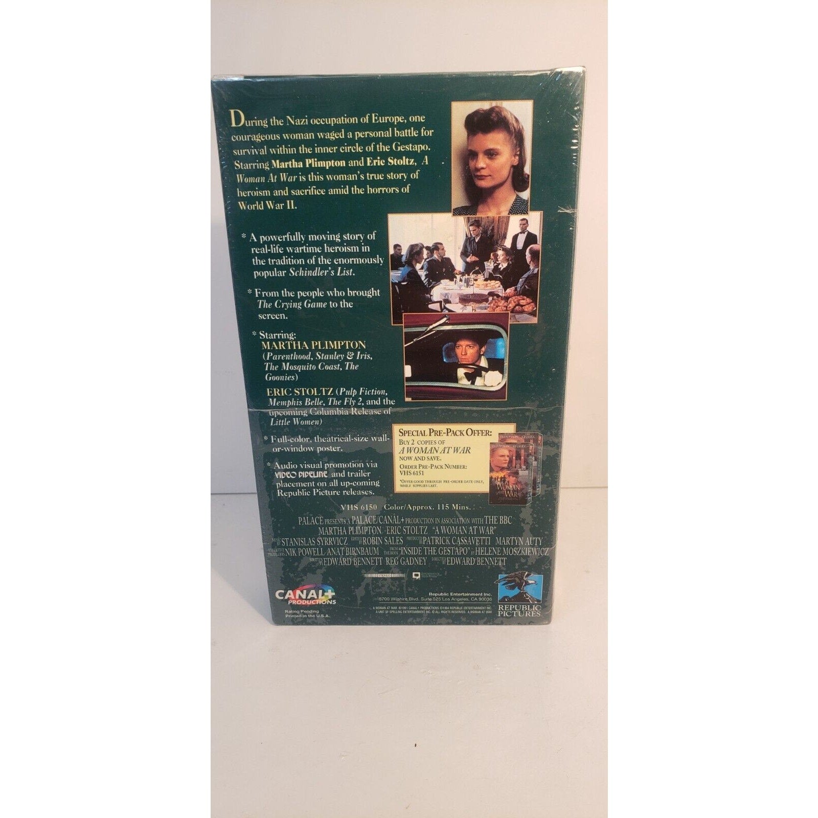 A Woman at War (VHS, 1995) New Sealed