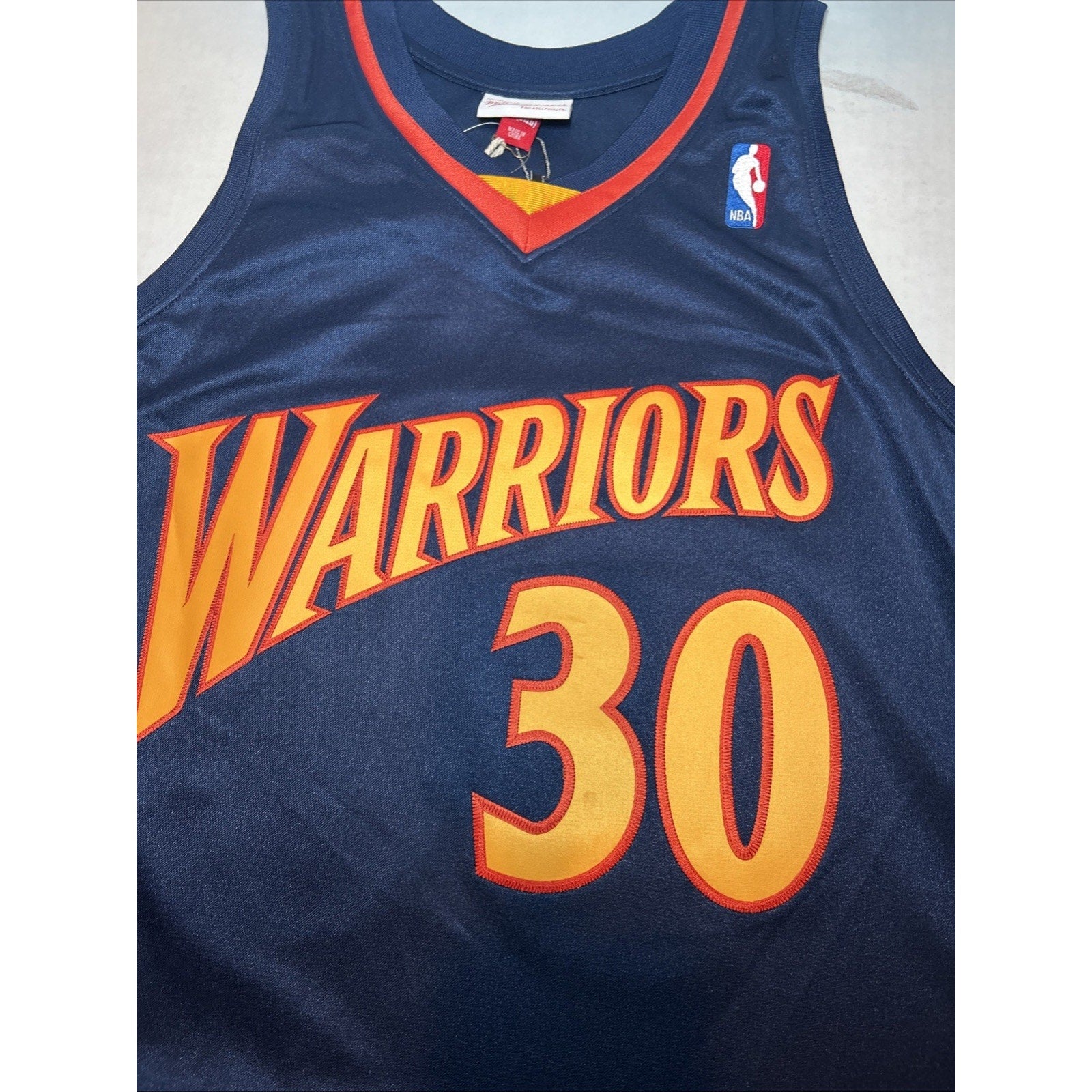 Stephen Curry #30 Warriors 2009-10 Mitchell & Ness Authentic Jersey 2XL