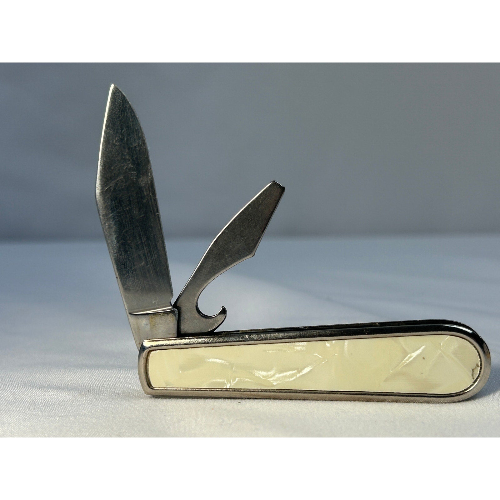 Colonial Coca Cola 5 Cent Advertising Pocket Knife USA w Original Wrapper