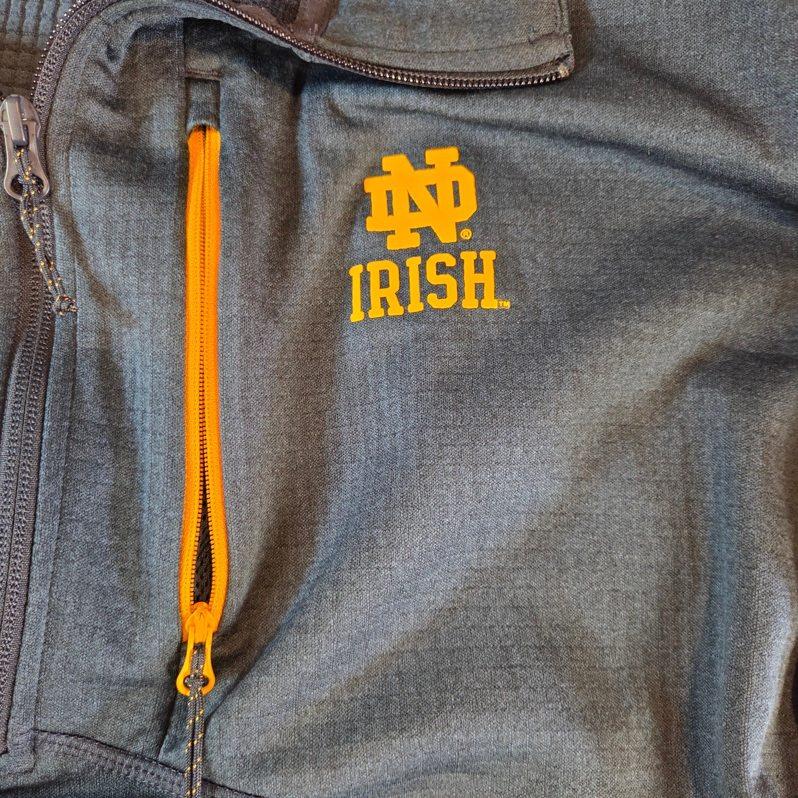 Columbia Notre Dame Irish Omni-Wick 1/4 Zip Pullover Blue XL