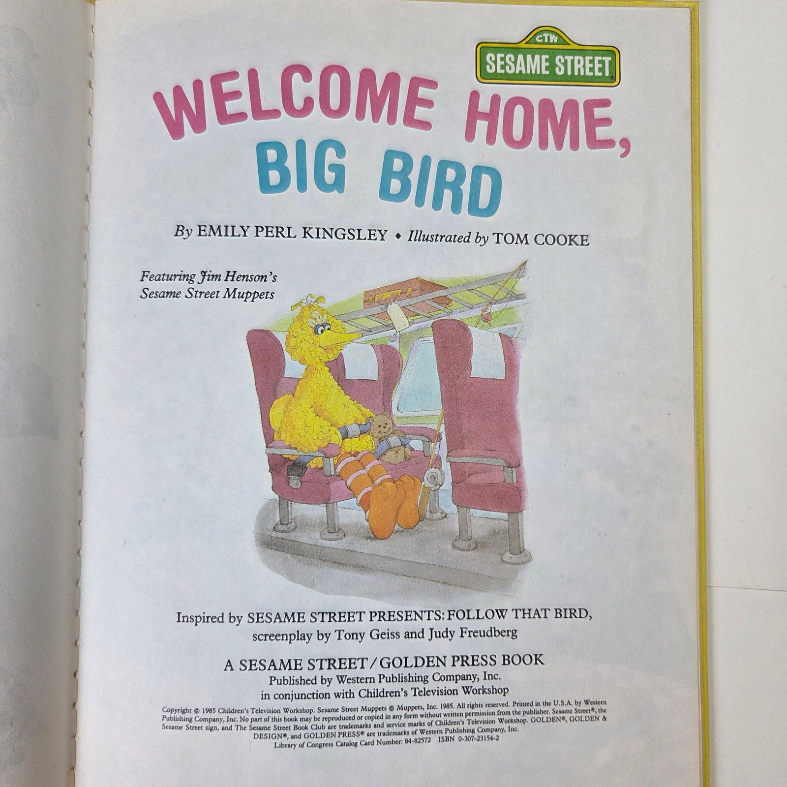 Vintage Sesame Street Book Club Big Bird Hardcover Books Lot of 5 1980s