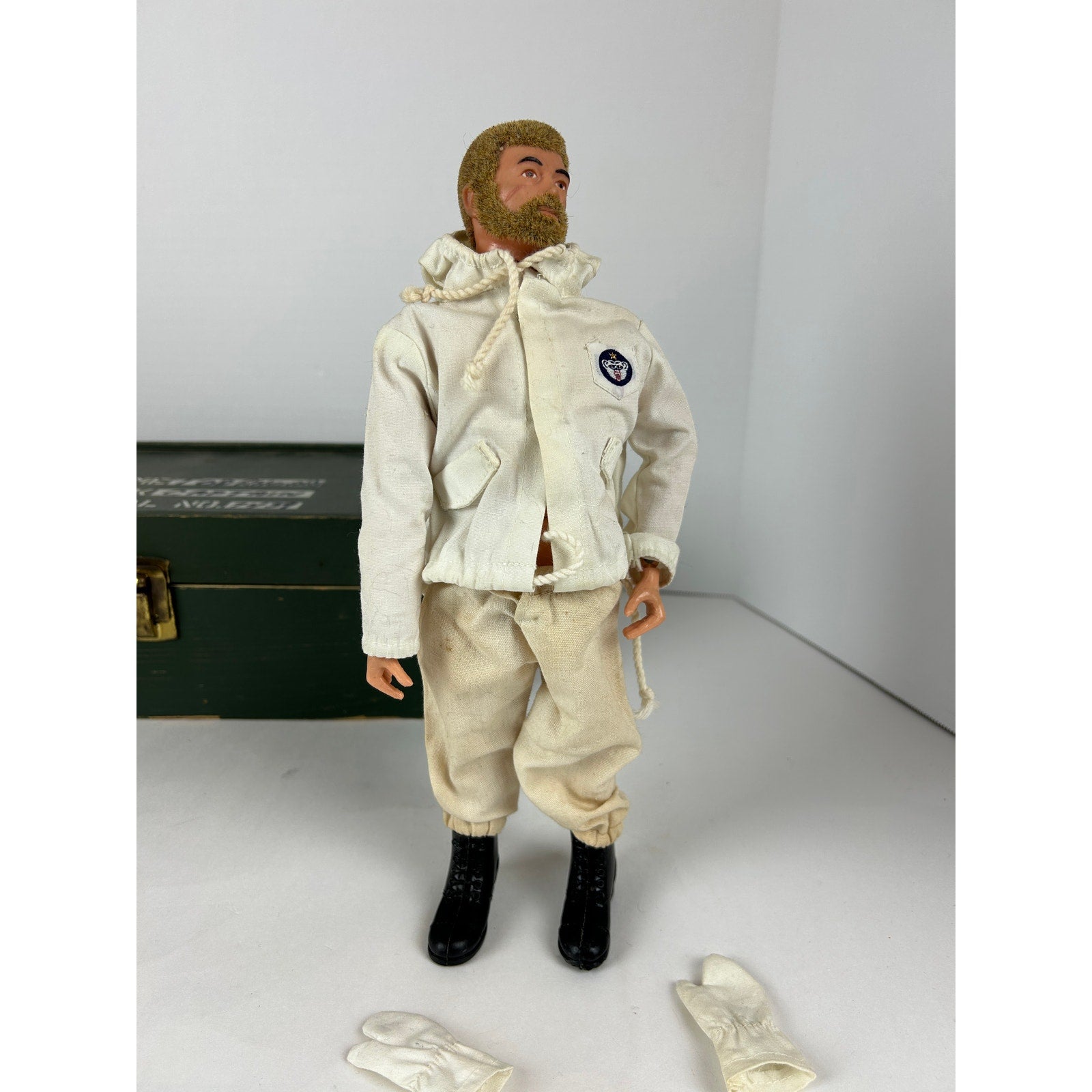 G.I. Joe 1970s Flocked Hair Ski Patrol Complete Set with Footlocker Lot