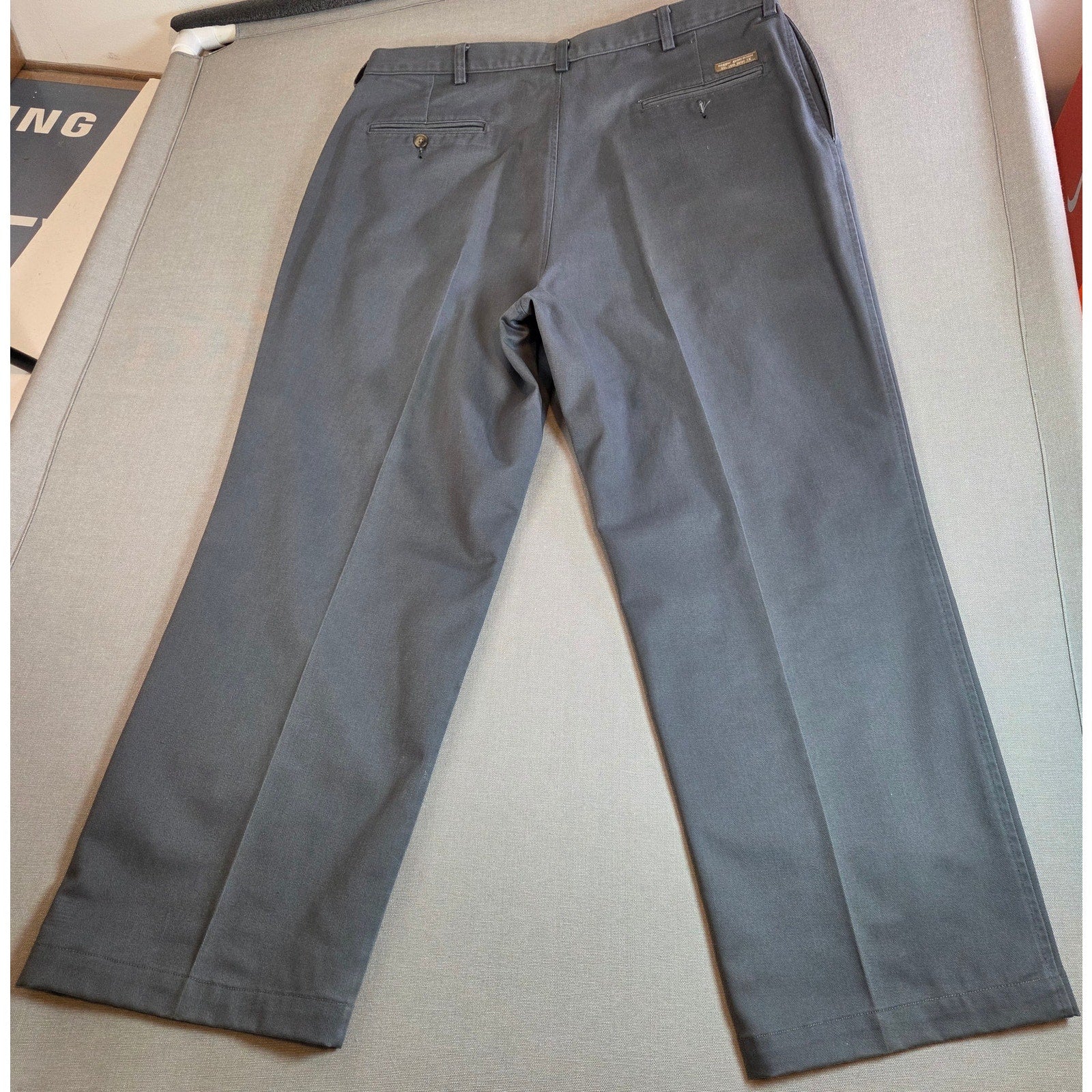 Vintage Haggar Generations Pleated 100% Cotton Slacks Men’s 38x30 Gray Mexico