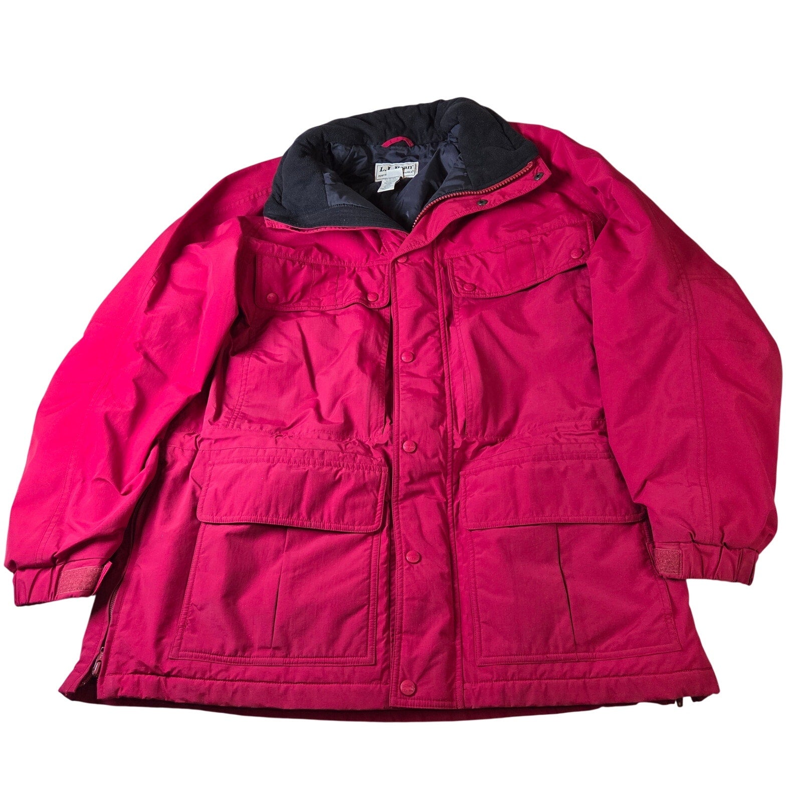 L.L. Bean Gore-Tex Thinsulate Ultra Parka Mens L Red Winter Jacket