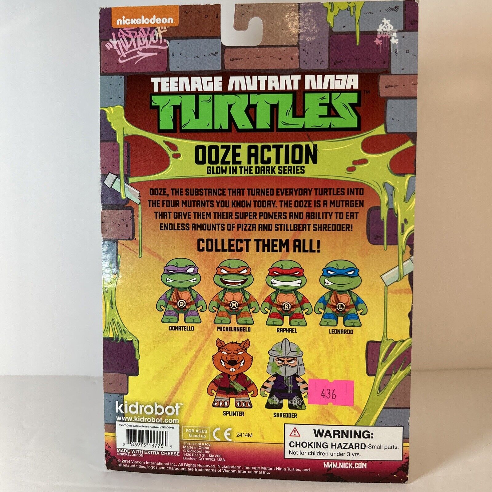 2014 Kidrobot TMNT Ooze Action Raphael