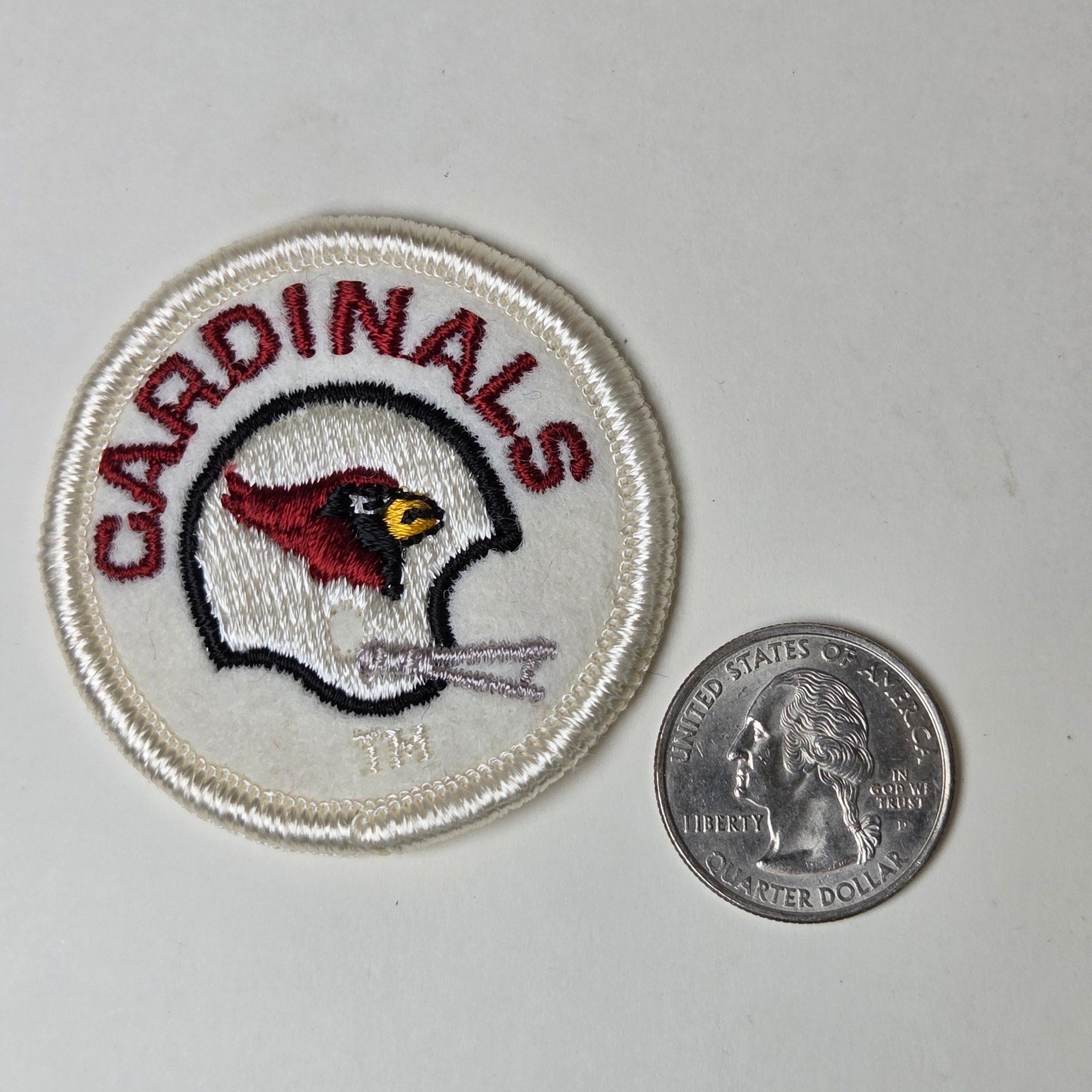 St. Louis Cardinals NFL Vintage Helmet Patch 1970s Football Sew-On