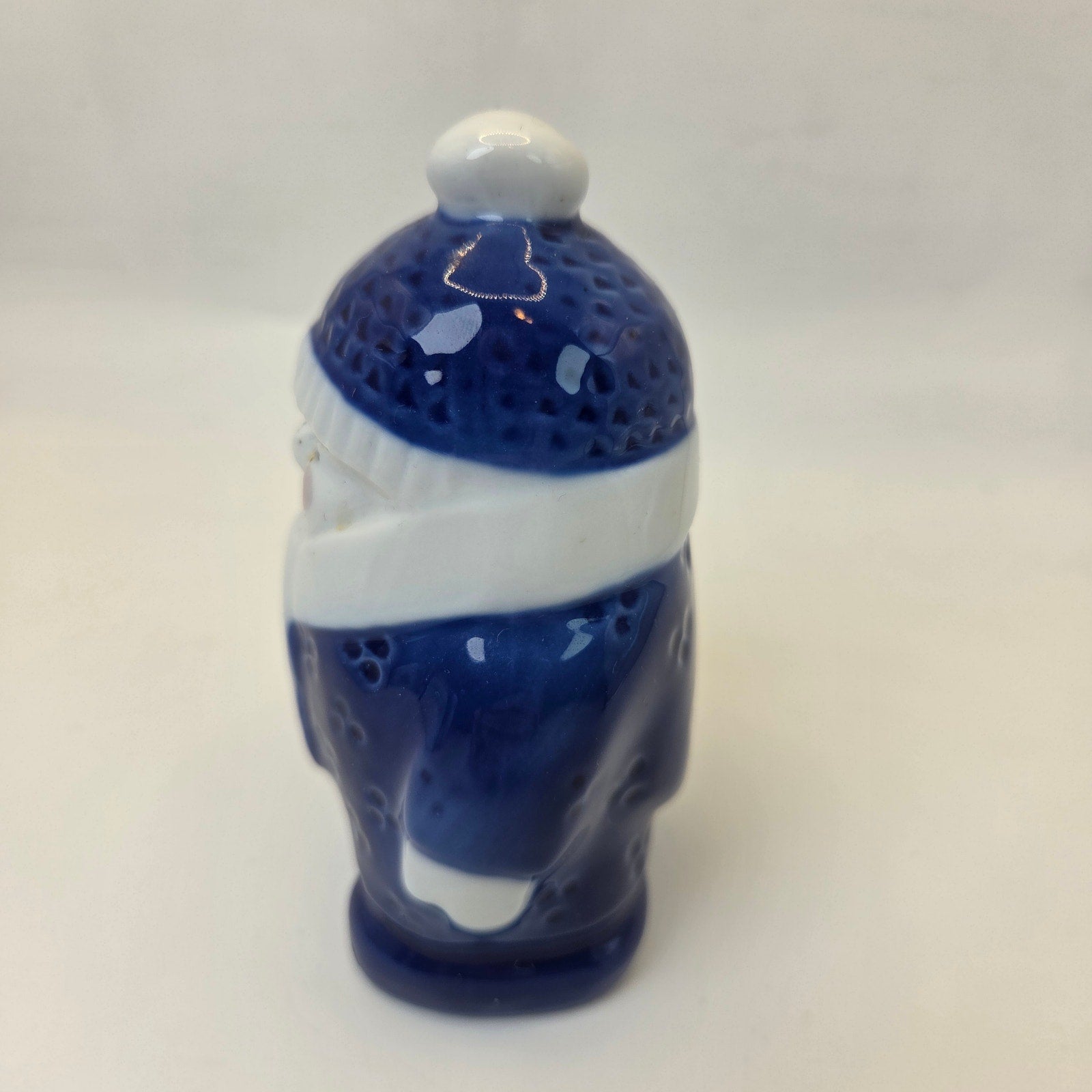 Porsgrund Norway Hand Painted Winter Figures Pair 4.5” Holiday Decor