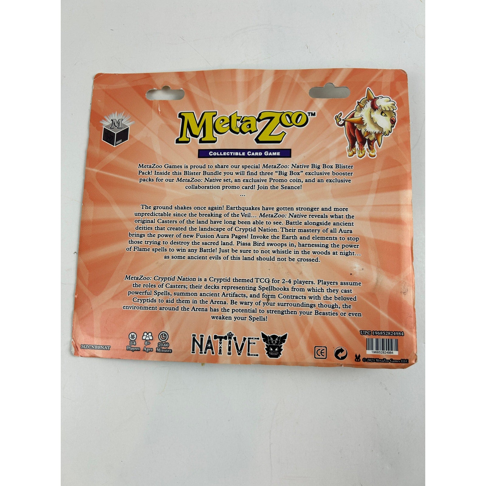 MetaZoo Native Big Box Blister Pack Sealed w/ Coin & Promo Card 2023