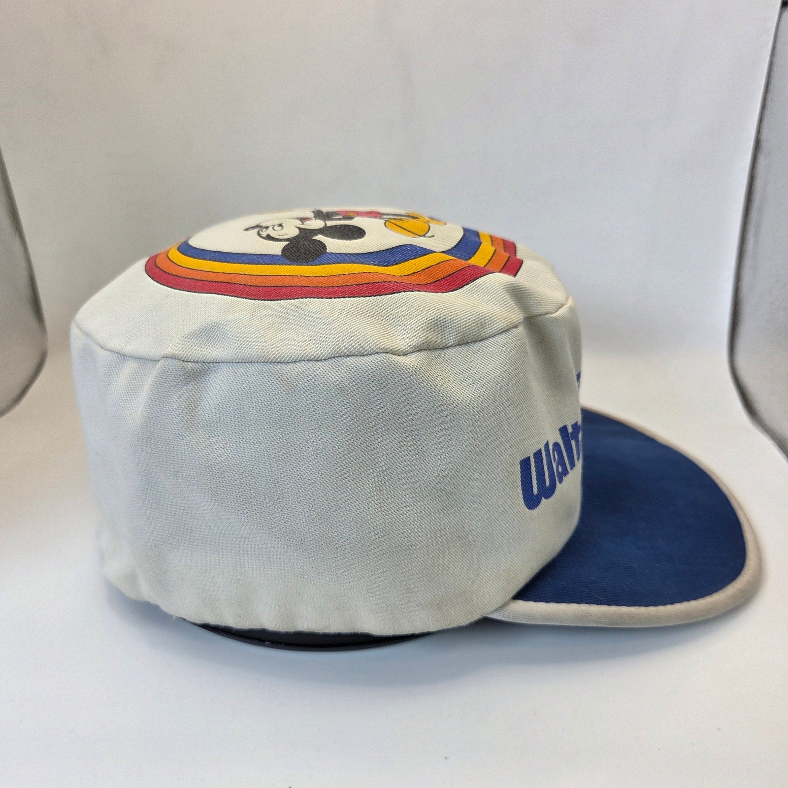 Walt Disney World 1980s Vintage Mickey Mouse Rainbow Hat USA Made