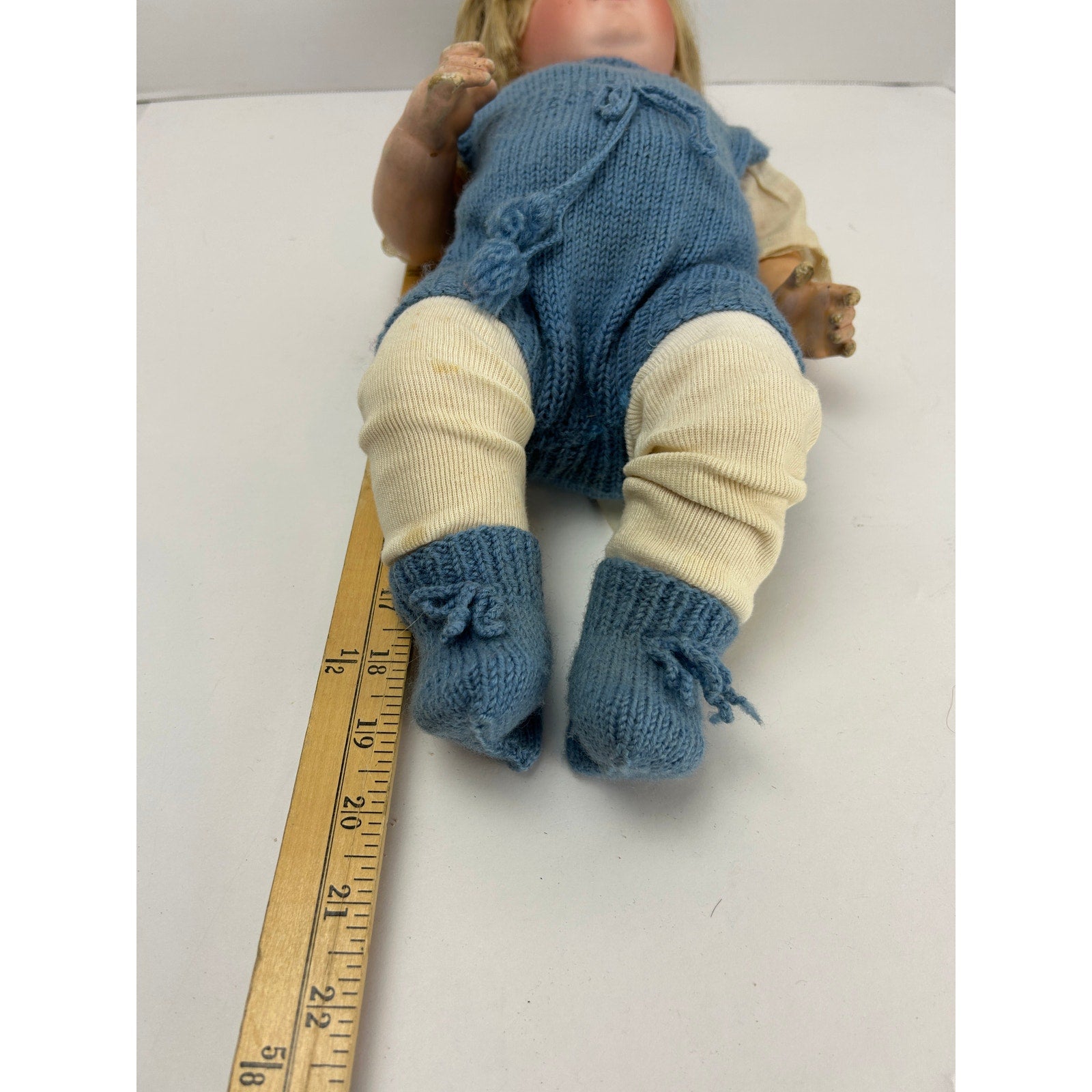 Antique Kestner 257 bisque baby 18in Germany sleep eyes open mouth