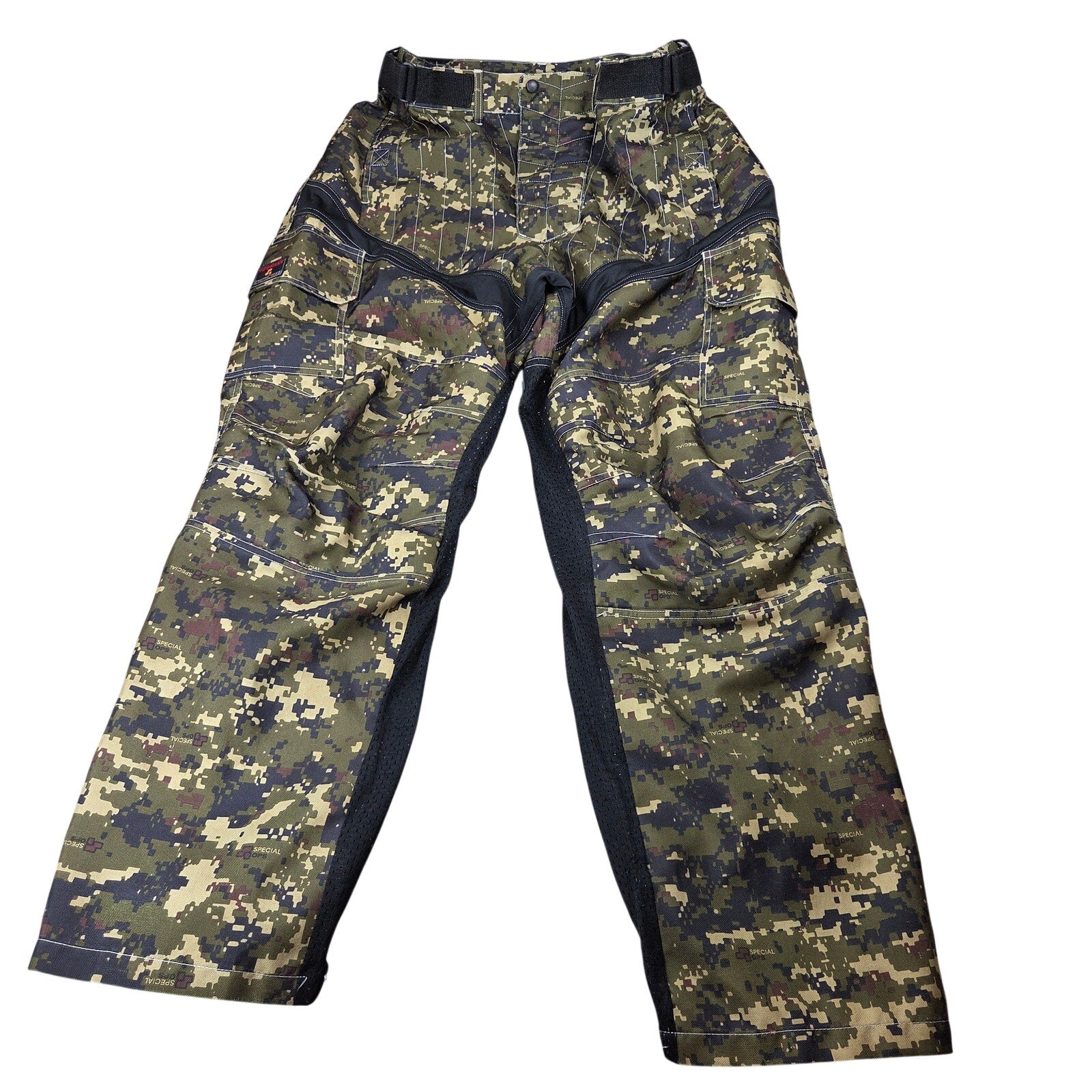 Tippmann Tactical Wear Paintball Pants Camo Vented Cargo Size L Adjustable