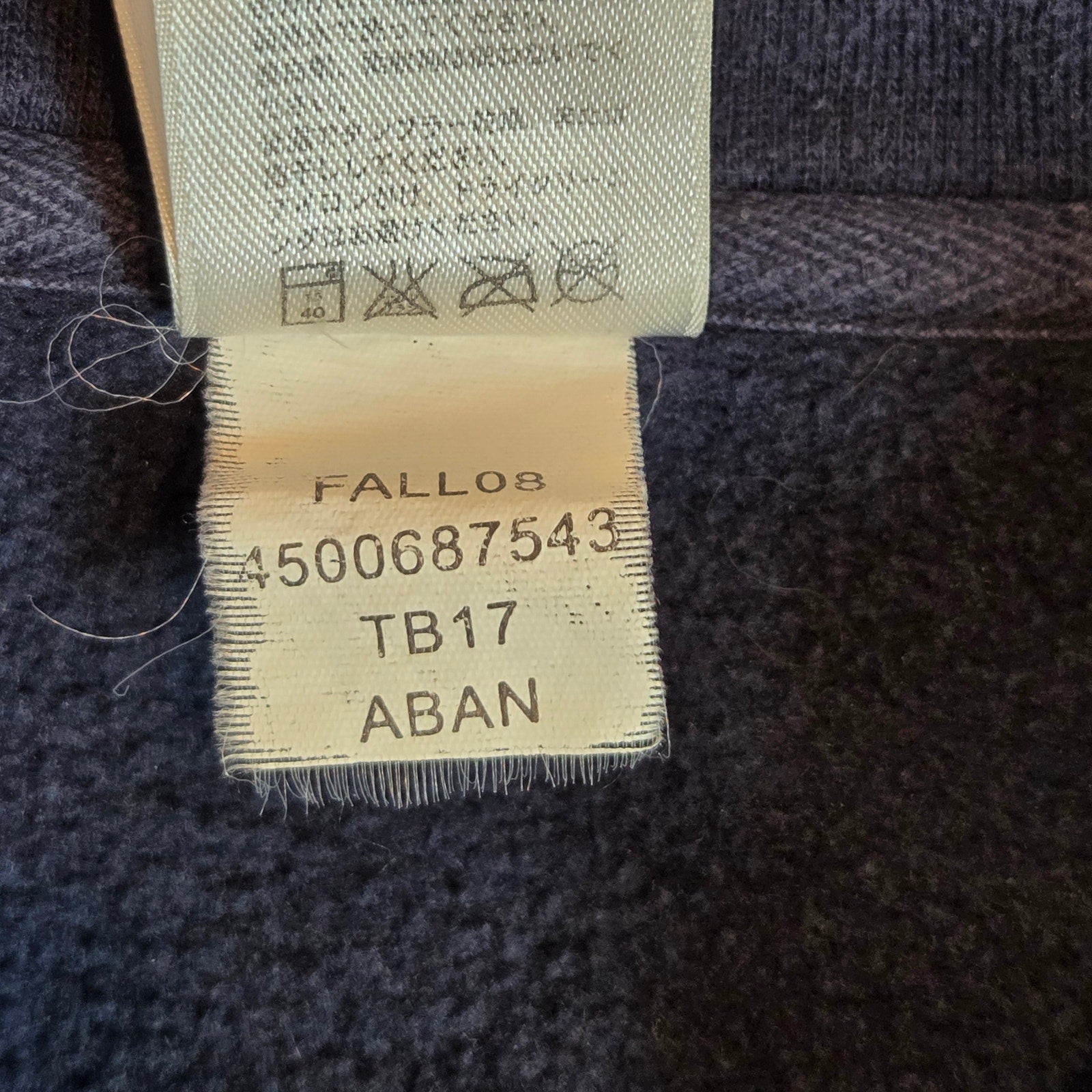 The North Face Men’s XL Cotton Blend Full Zip Sweater Jacket 2008
