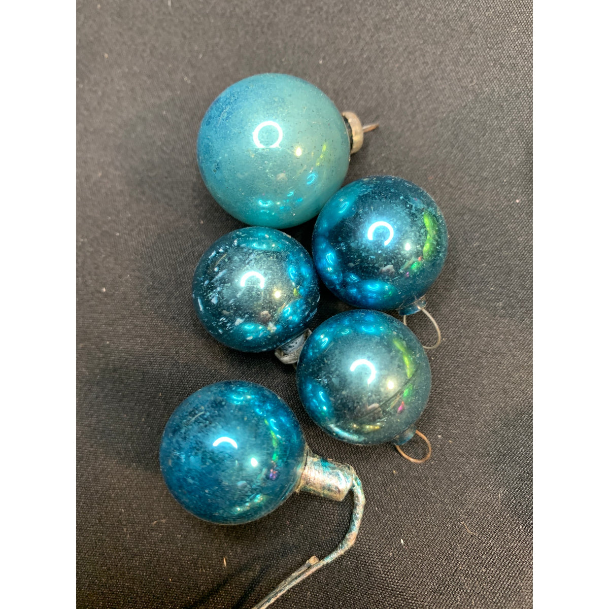 Vintage Mini Glass Christmas Ball Ornaments Mixed Lot 19 West Germany