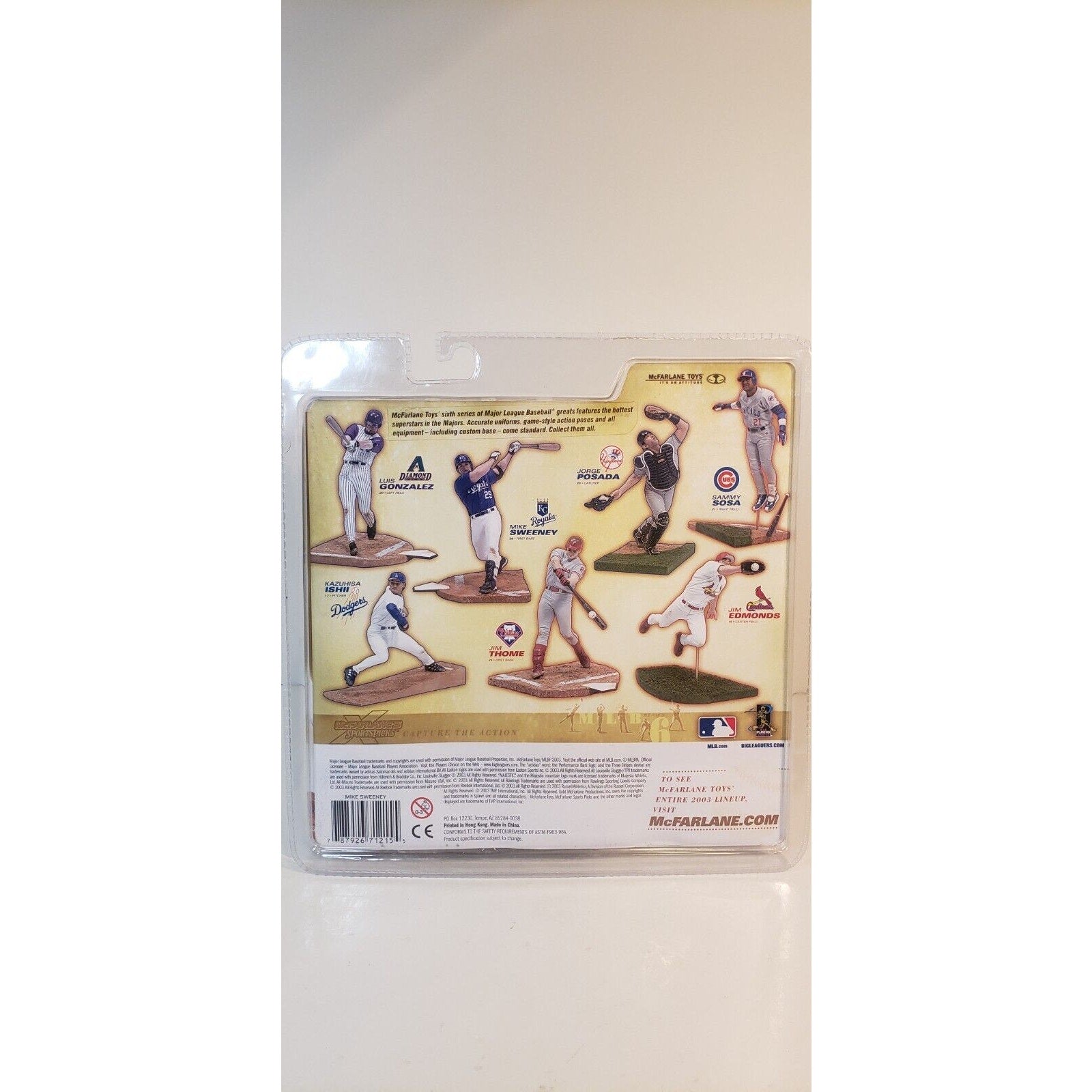 Mike Sweeny McFarlane Series 6 MLB Kansas City Royals 2003 NEW