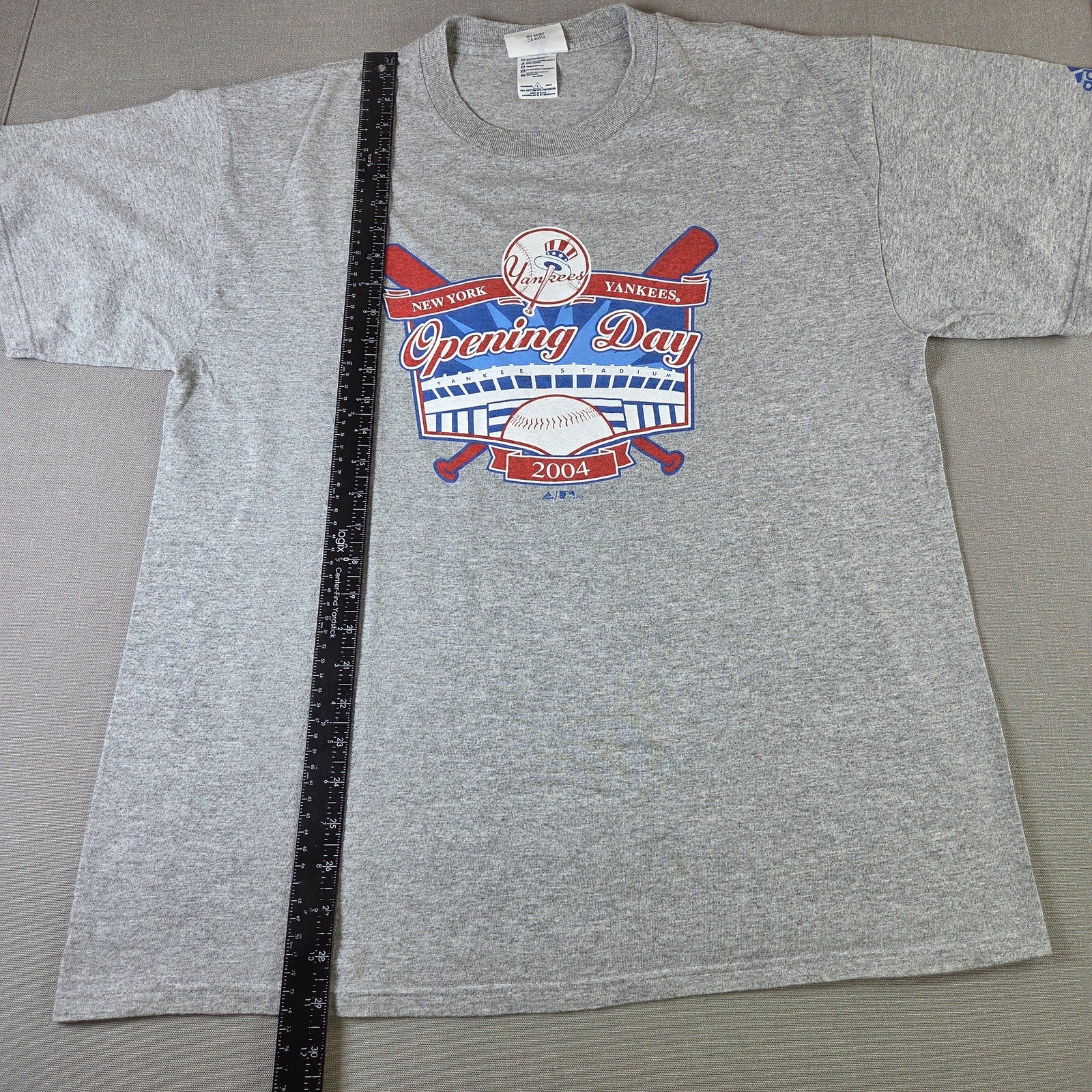 Adidas New York Yankees 2004 Opening Day T Shirt Adult Large MLB USA Vintage