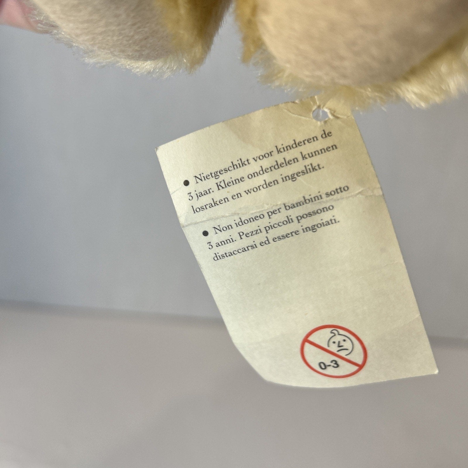 Steiff Zodiac Aries Bear Leontine 30.03.1991 9" Ltd Edition w/ Shirt & Tags