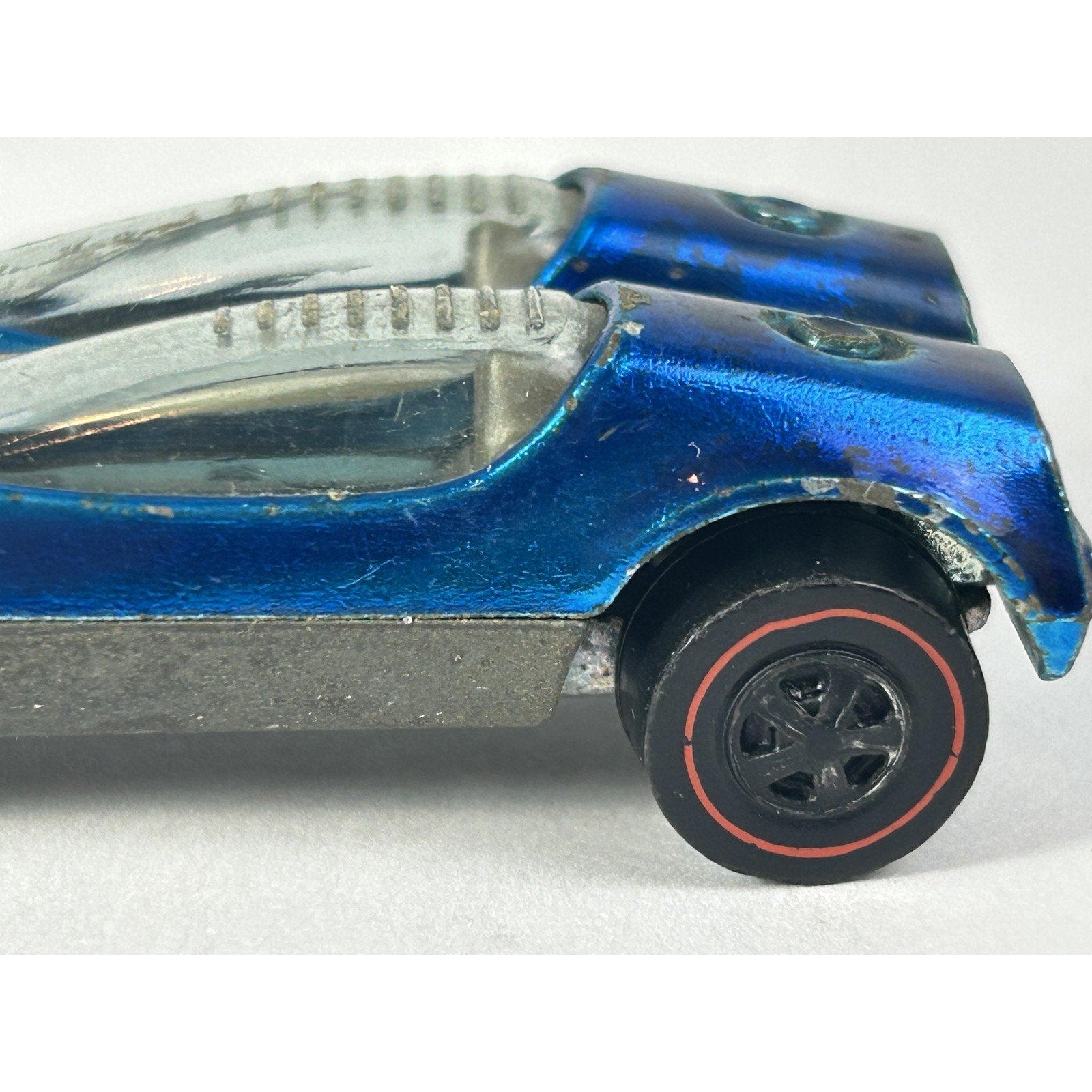 Vintage Hot Wheels Redline 1969 Splittin' Image Mattel Diecast Car W/Badge