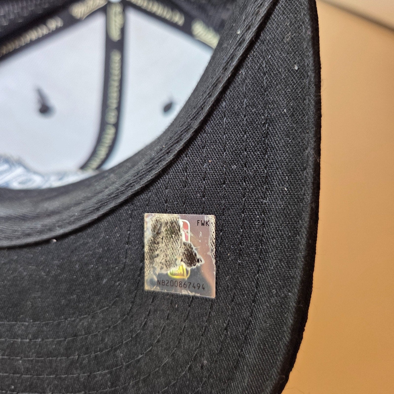 Mitchell & Ness Timberwolves Snapback Hat Black Mesh NBA Hardwood Classics