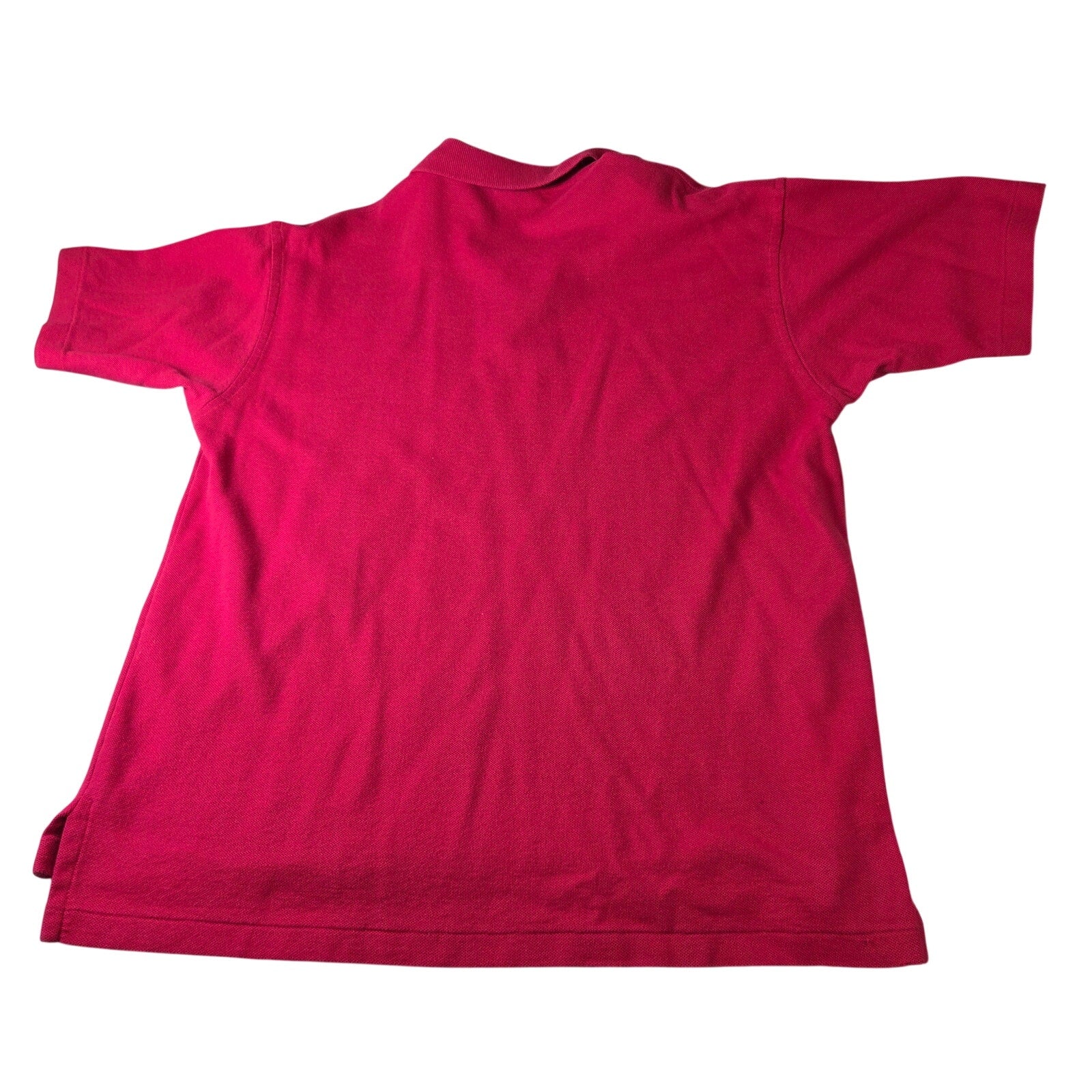 L.L. Bean Vintage Red Polo Shirt Made in USA 100% Cotton Mens Large