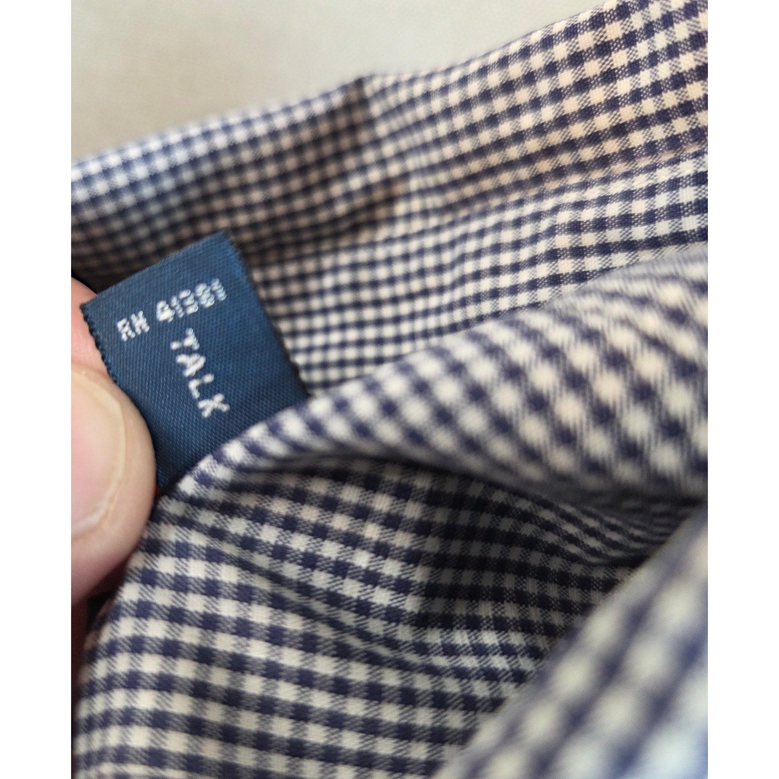 Ralph Lauren Blake Blue Check Button Down Shirt Men’s Size M Two-Ply Cotton