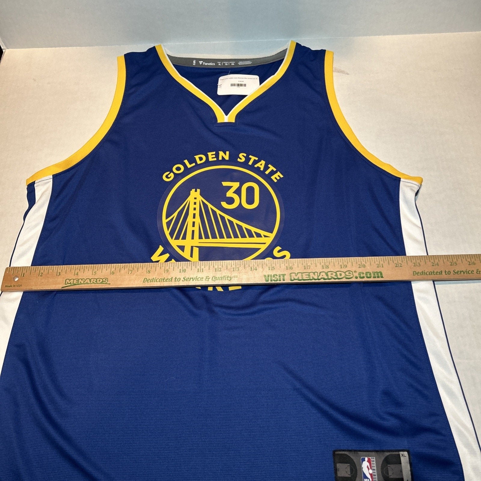 Steph Curry #30 Golden State Warriors- Fanatic Basketball Jersey - Size XL