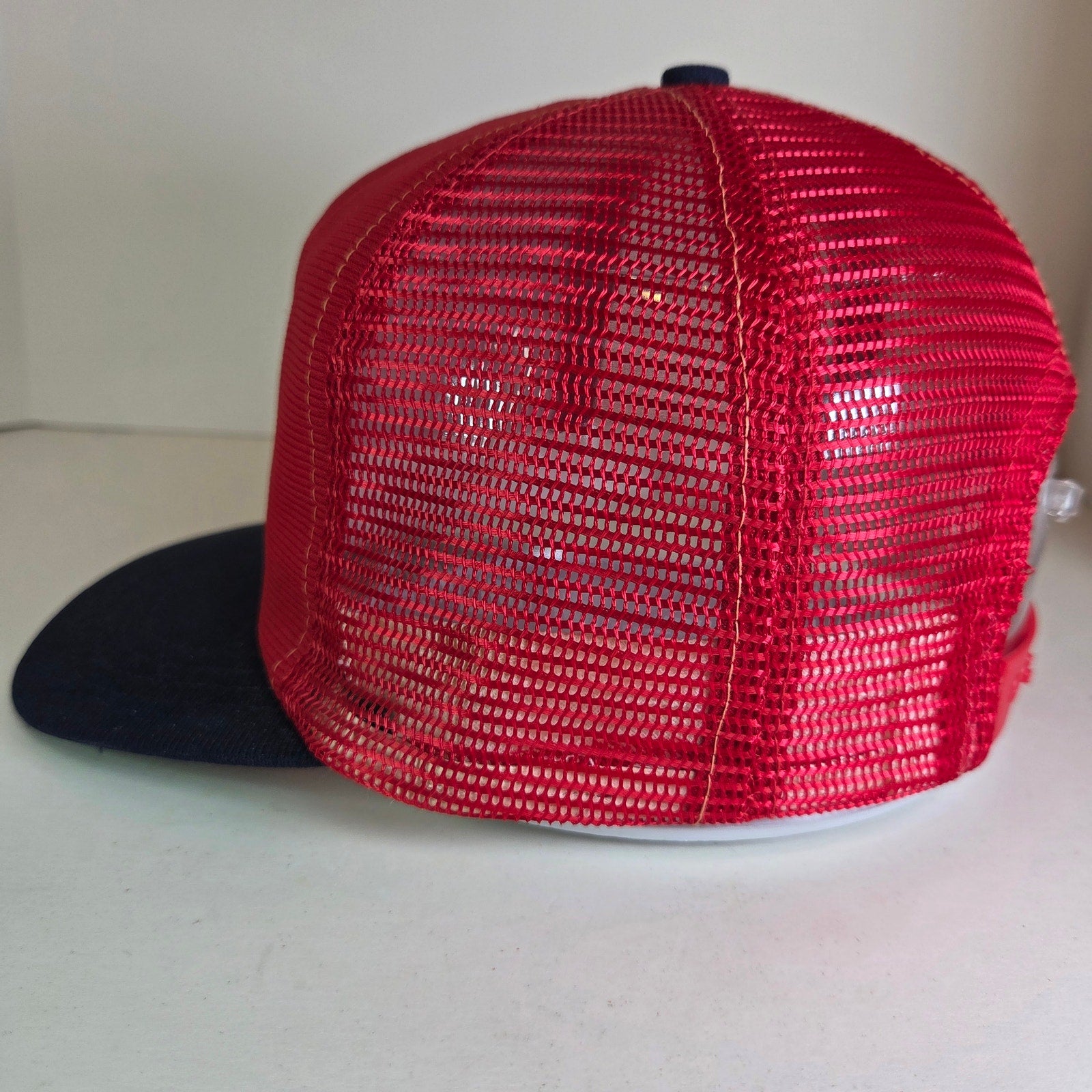 Vintage Minnesota Twins TC Logo Trucker Hat Red Mesh Snapback MLB