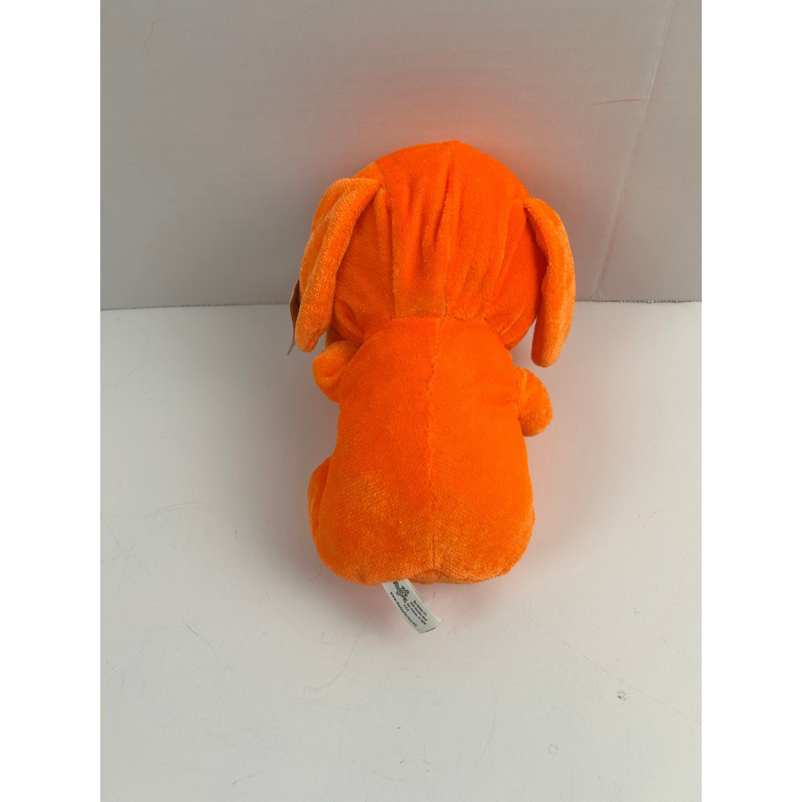 Toy Factory Orange Puppy Dog Plush Stuffed Animal 9" 2014 Carnival Prize