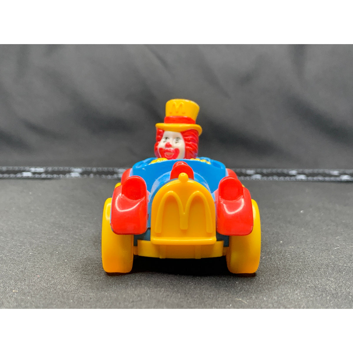 Vintage 1989 McDonald's Ronald McDonald Circus Parade Car Moving Happy Meal Toy