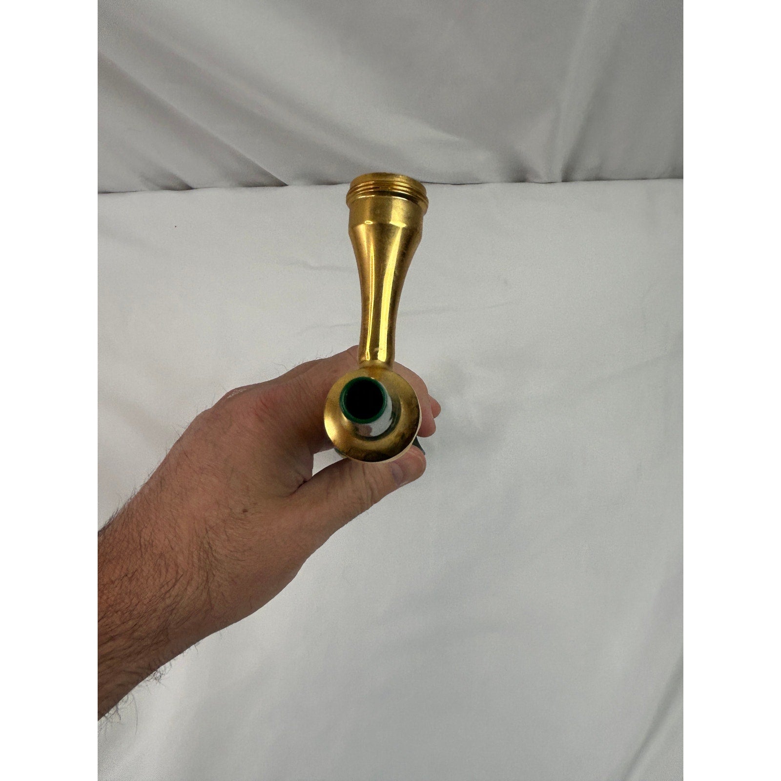 Caffrey's Irish Ale Beer Tap Faucet Swan Neck Green Gold Pub Breweriana
