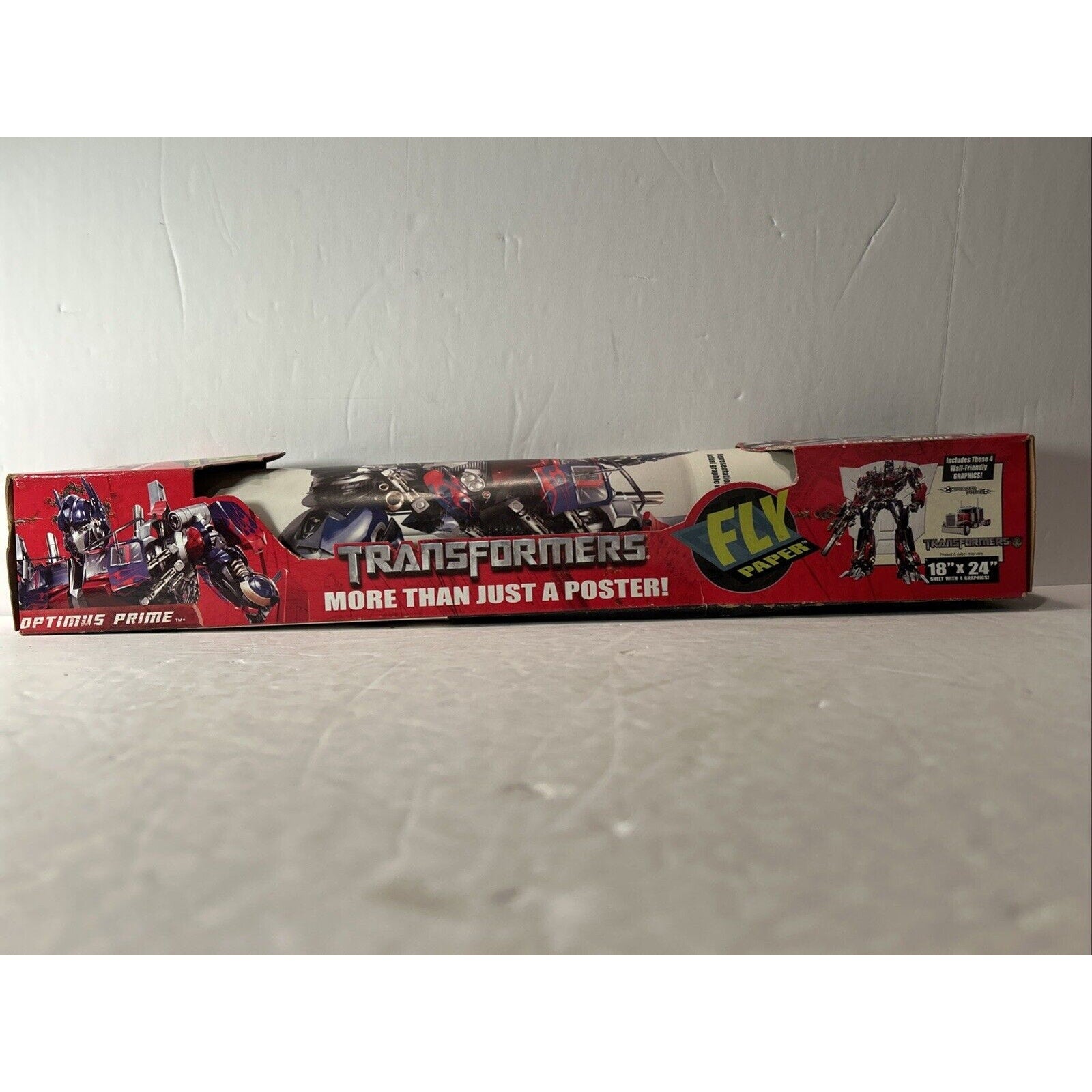 Transformers: OPTIMUS PRIME 18"x24" Fly Paper Decor Removable Poster (NIB)
