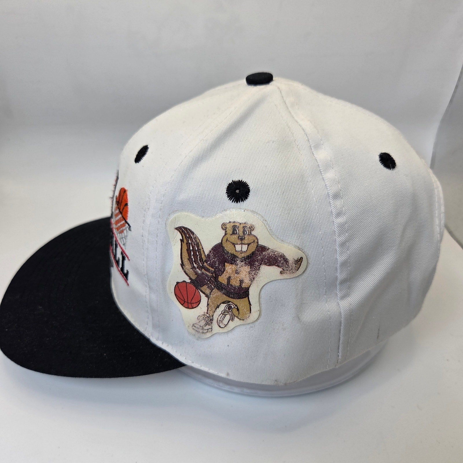 Logo 7 1997 NCAA Basketball Championship Hat OSFA MN Gophers Patches White