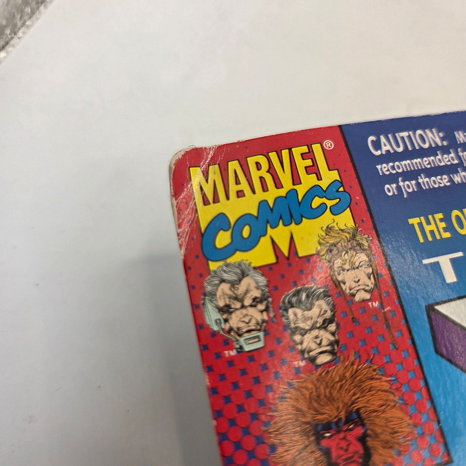 1993 Toy Biz X-Force Cable 2nd Edition Deep Space Armor Figure Cardback