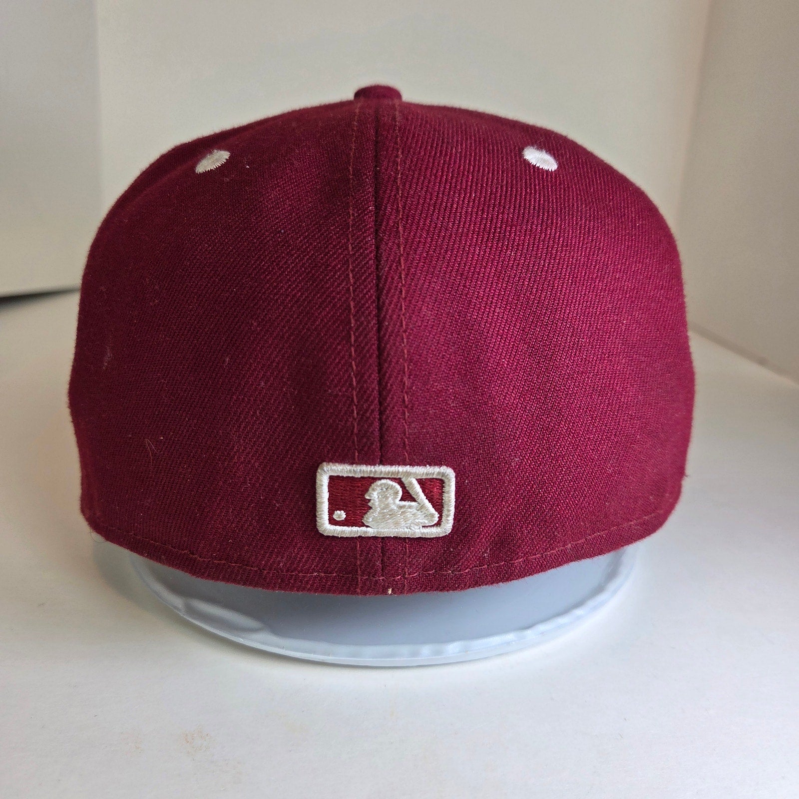 New Era 59FIFTY NY Yankees Fitted Hat 7 1/4 Burgundy/Maroon Gray Undervisor